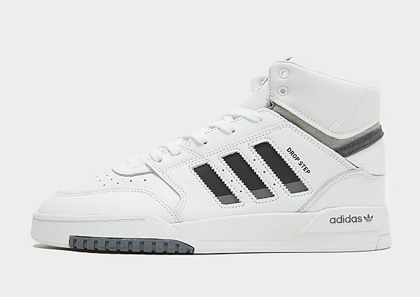 Adidas Originals Drop Step Mid - Only at JD - White - Mens, White