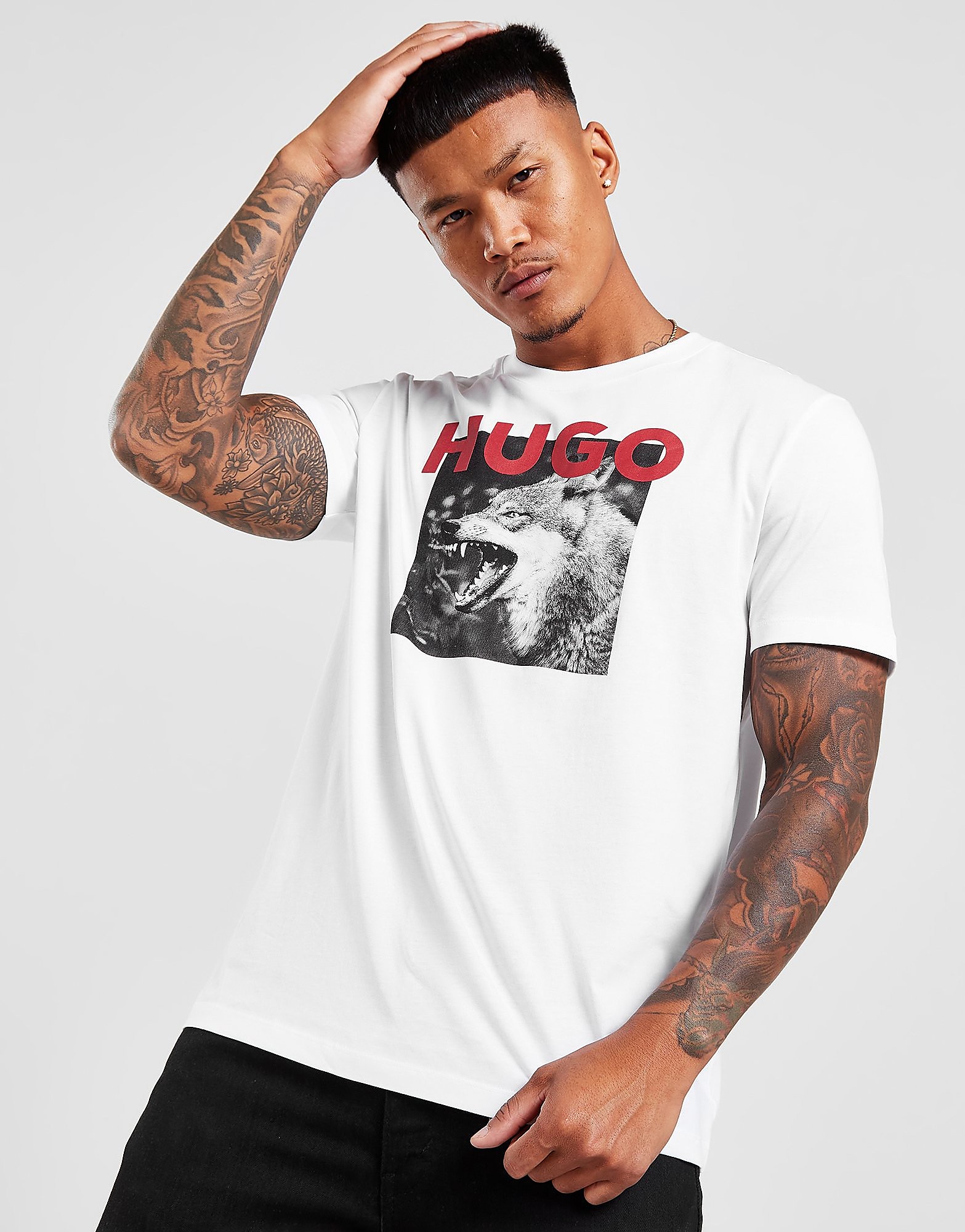 

HUGO Dupus Wolf T-Shirt - White - Mens, White