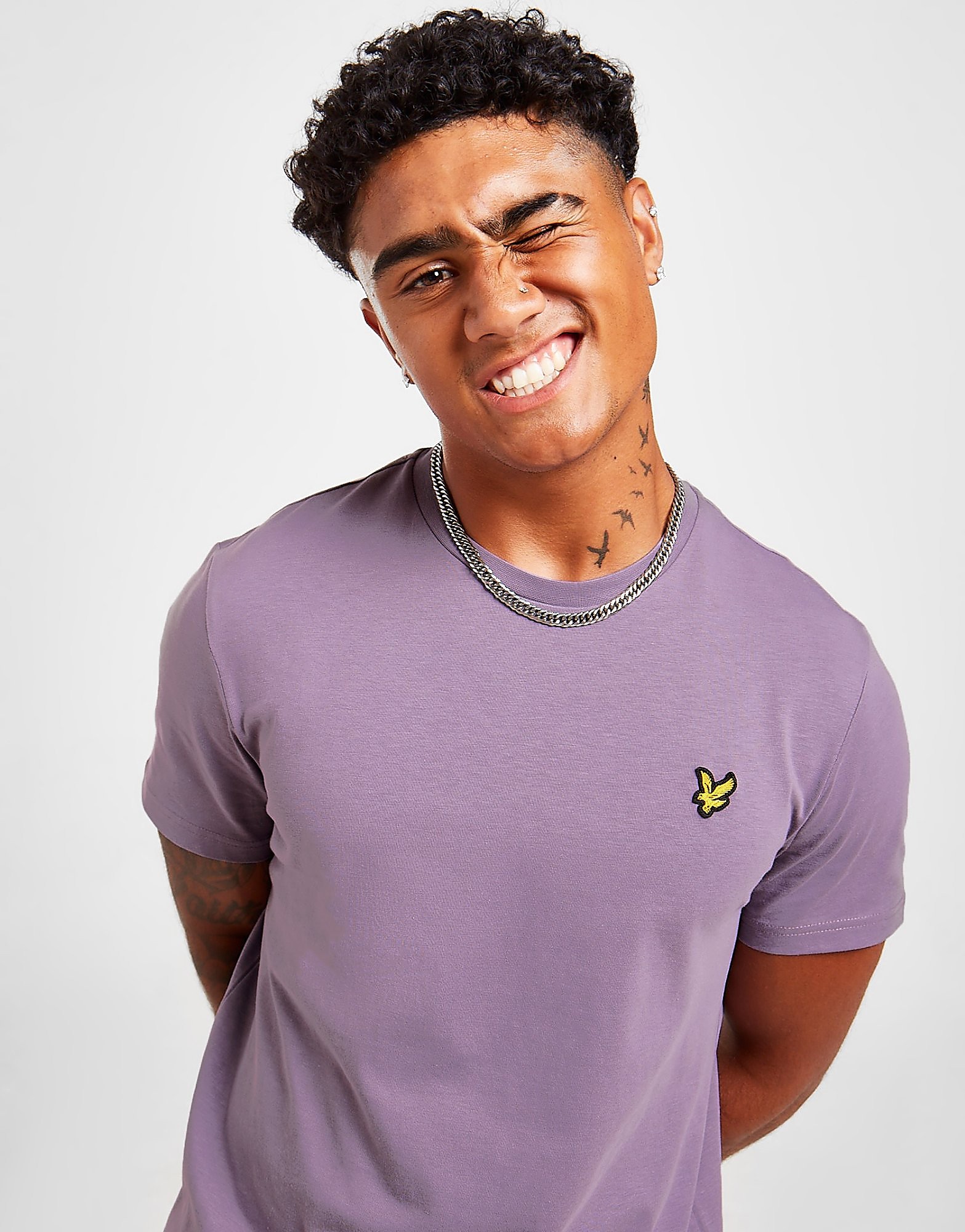 

Lyle & Scott Core T-Shirt - Purple - Mens, Purple