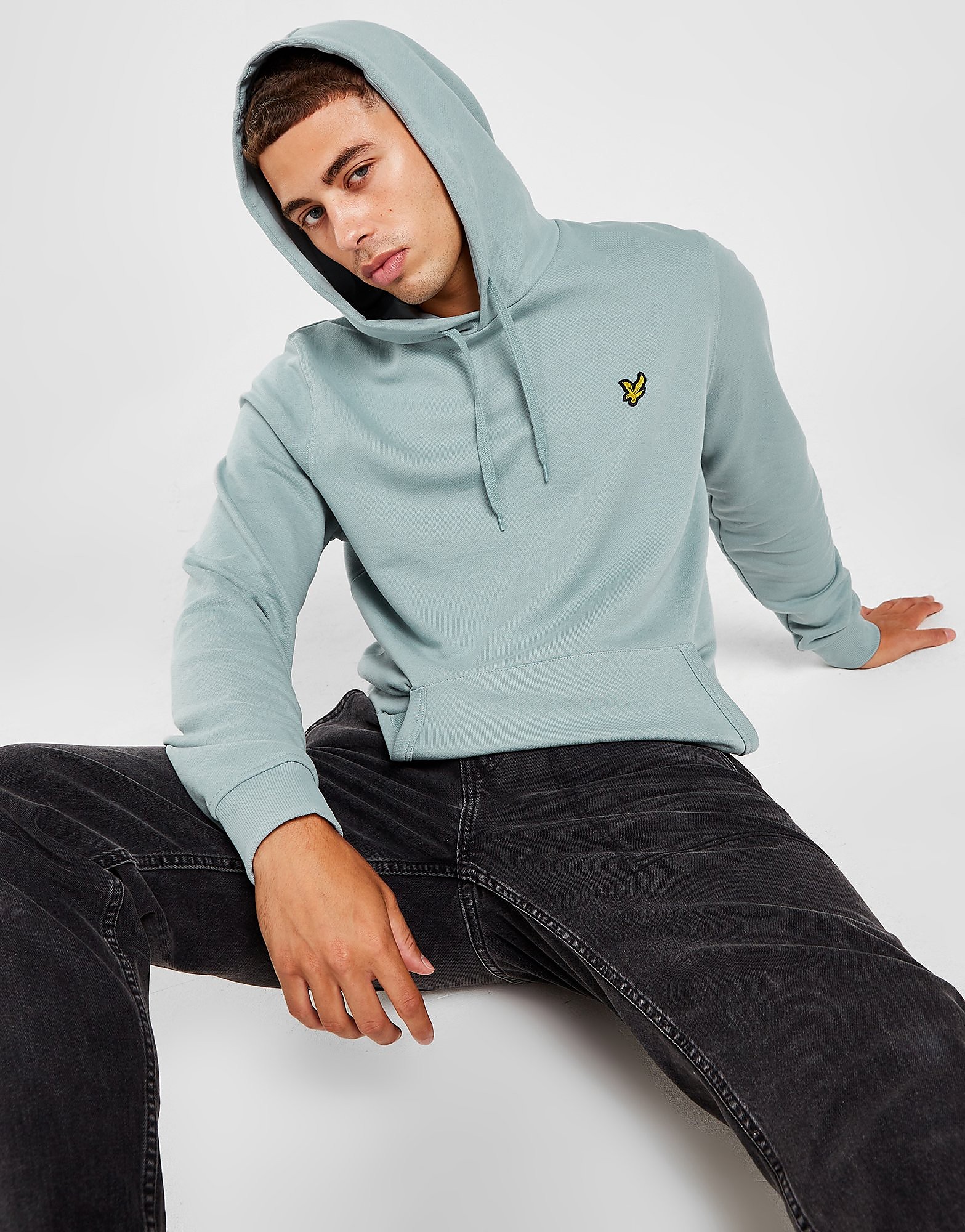 Lyle & Scott Essential Hoodie - Blue - Mens, Blue