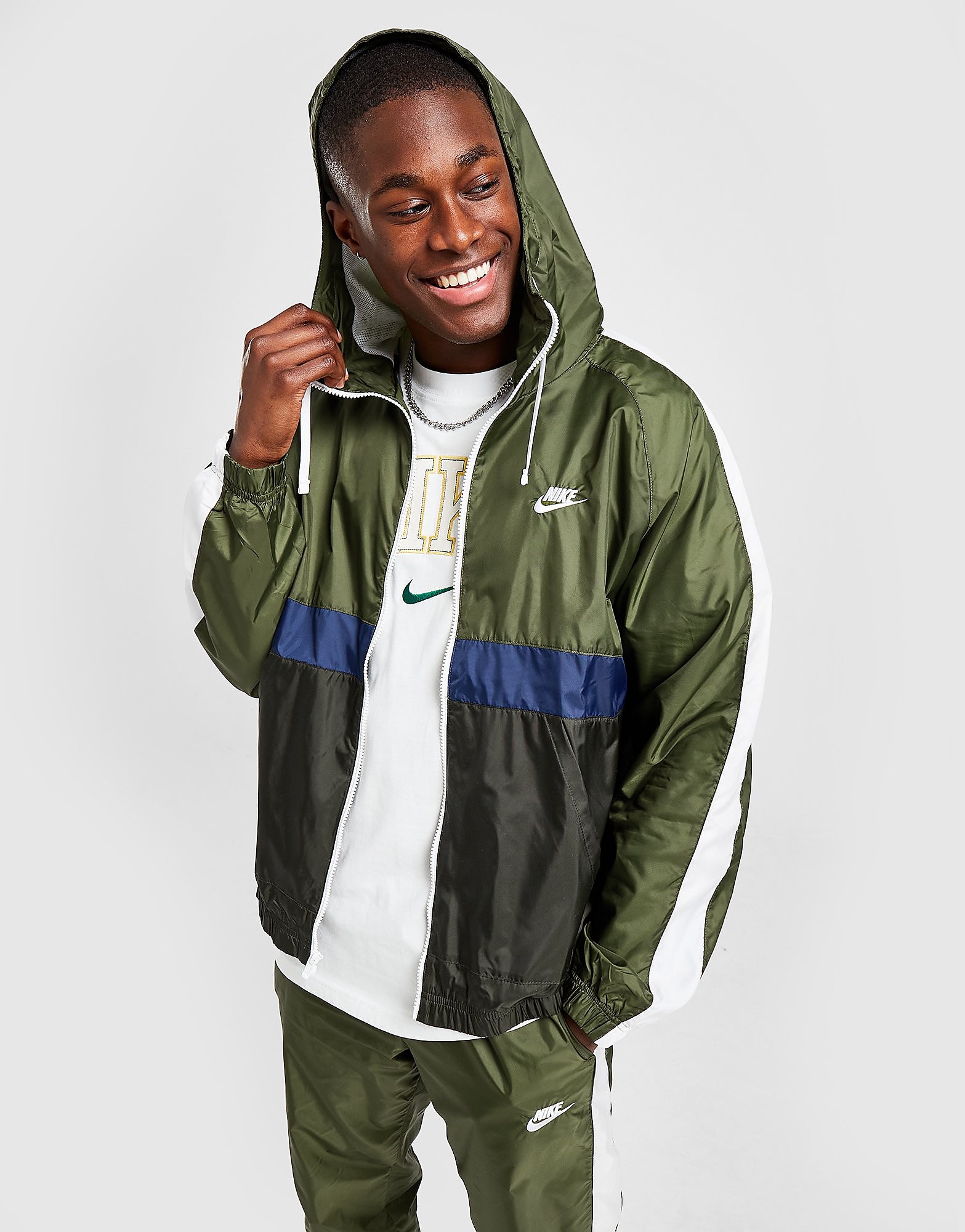 

Nike Hoxton Woven Jacket - Green - Mens, Green
