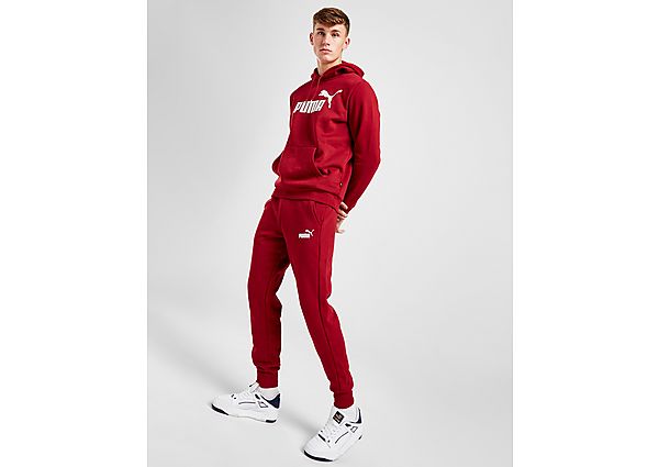 puma core fleece joggers - red, red