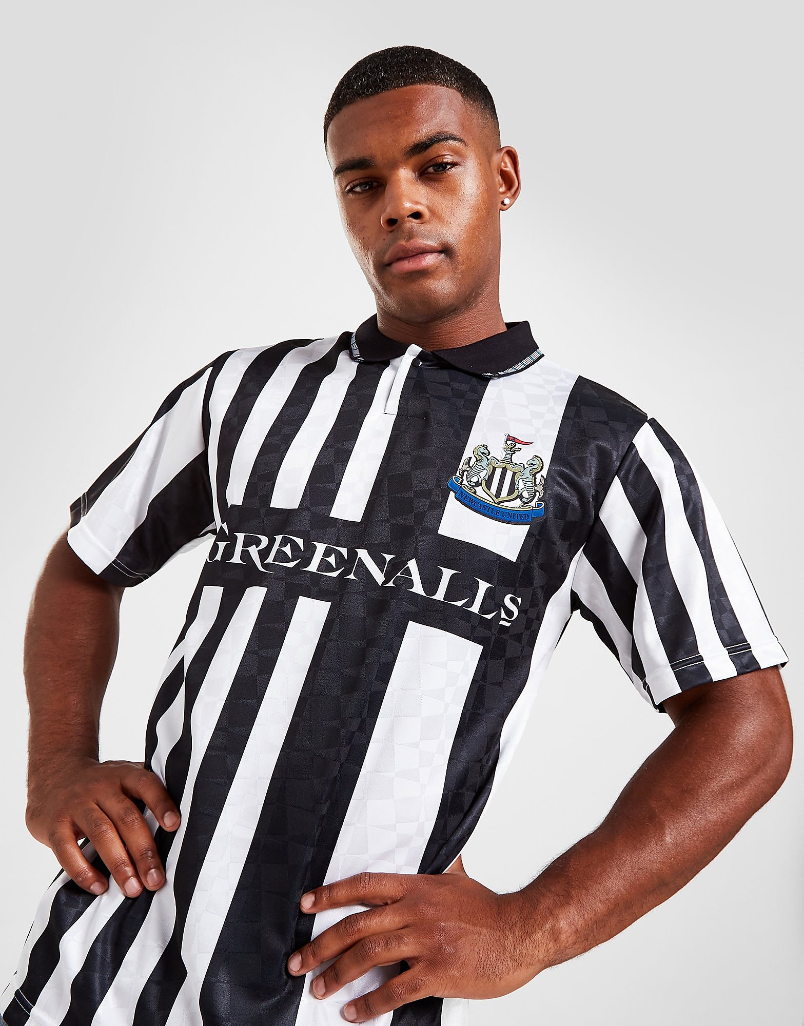 

Score Draw Newcastle United FC '90 Home Retro Shirt - White/Black - Mens, White/Black