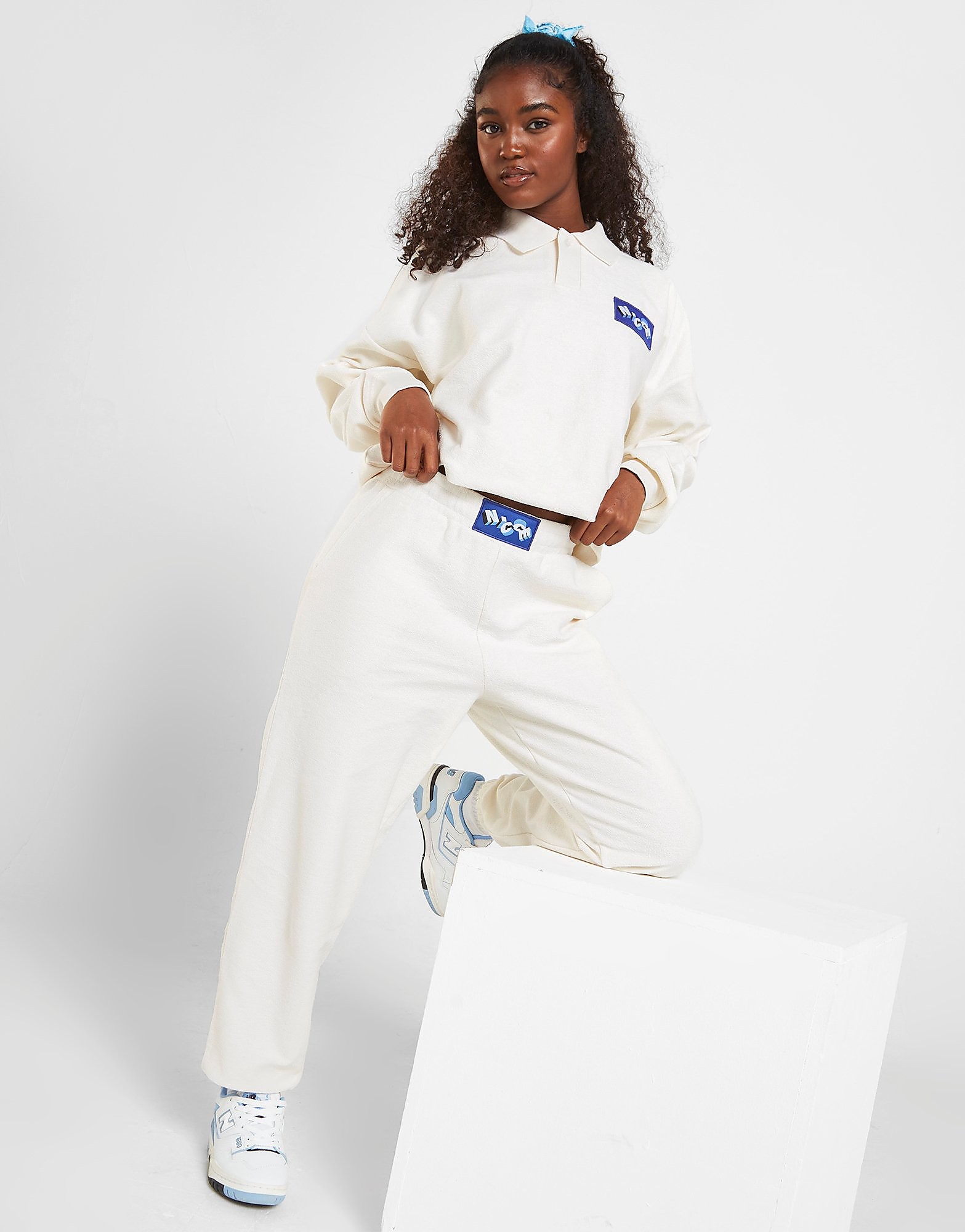 

Nicce Tumble Relaxed Joggers - White - Womens, White