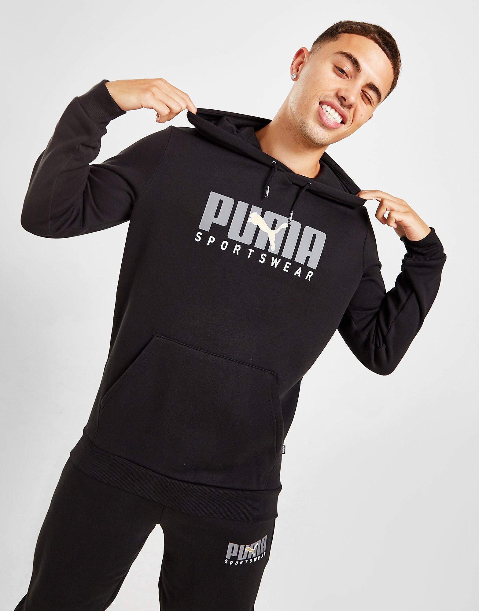 

Puma Core Sportswear Hoodie - Only at JD - Black - Mens, Black