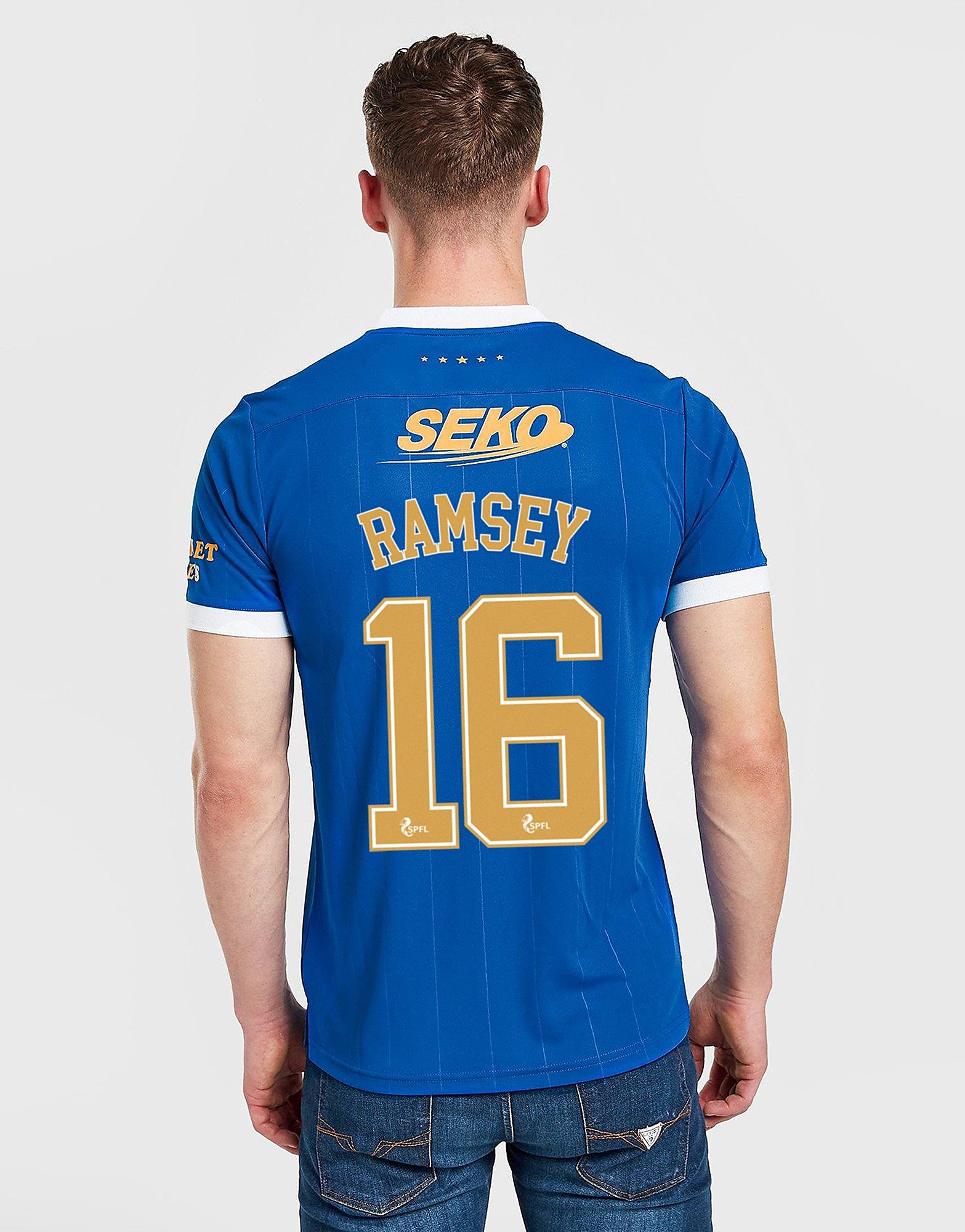 

Castore Rangers FC 2021/22 Ramsey #16 Home Shirt - Blue - Mens, Blue