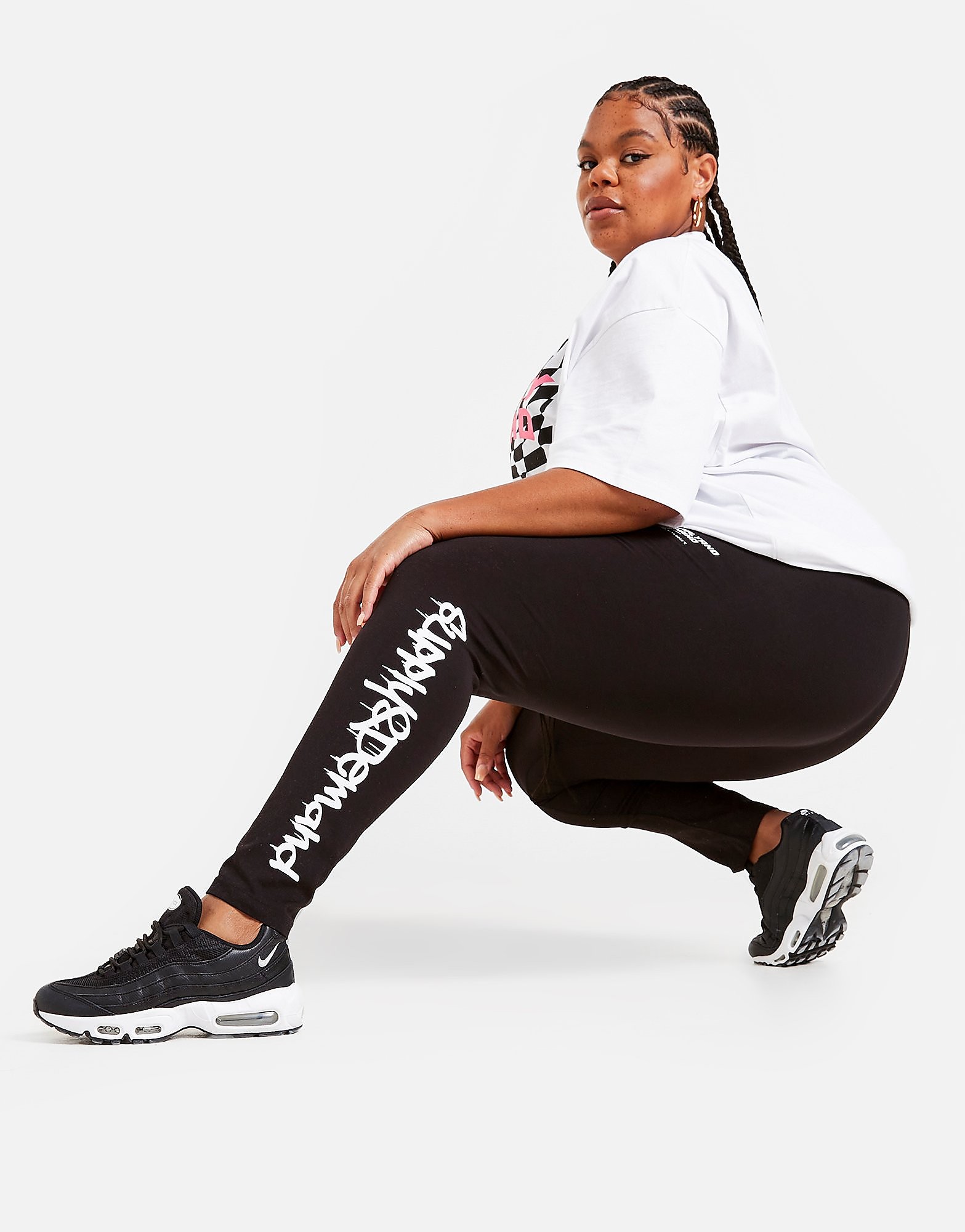 

Supply & Demand Graffiti Plus Size Leggings - Black - Womens, Black