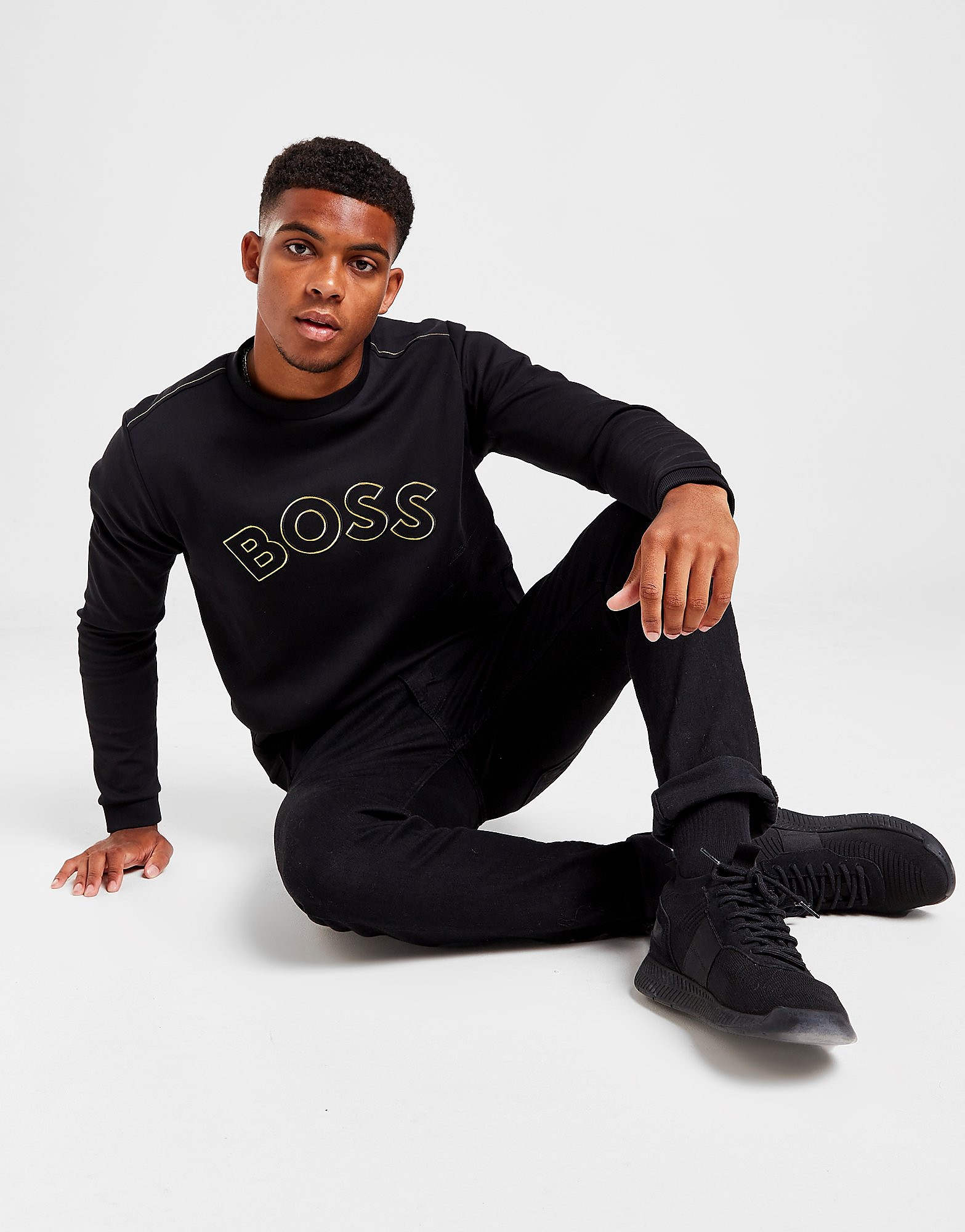 

BOSS Salbo Sweatshirt - Black - Mens, Black