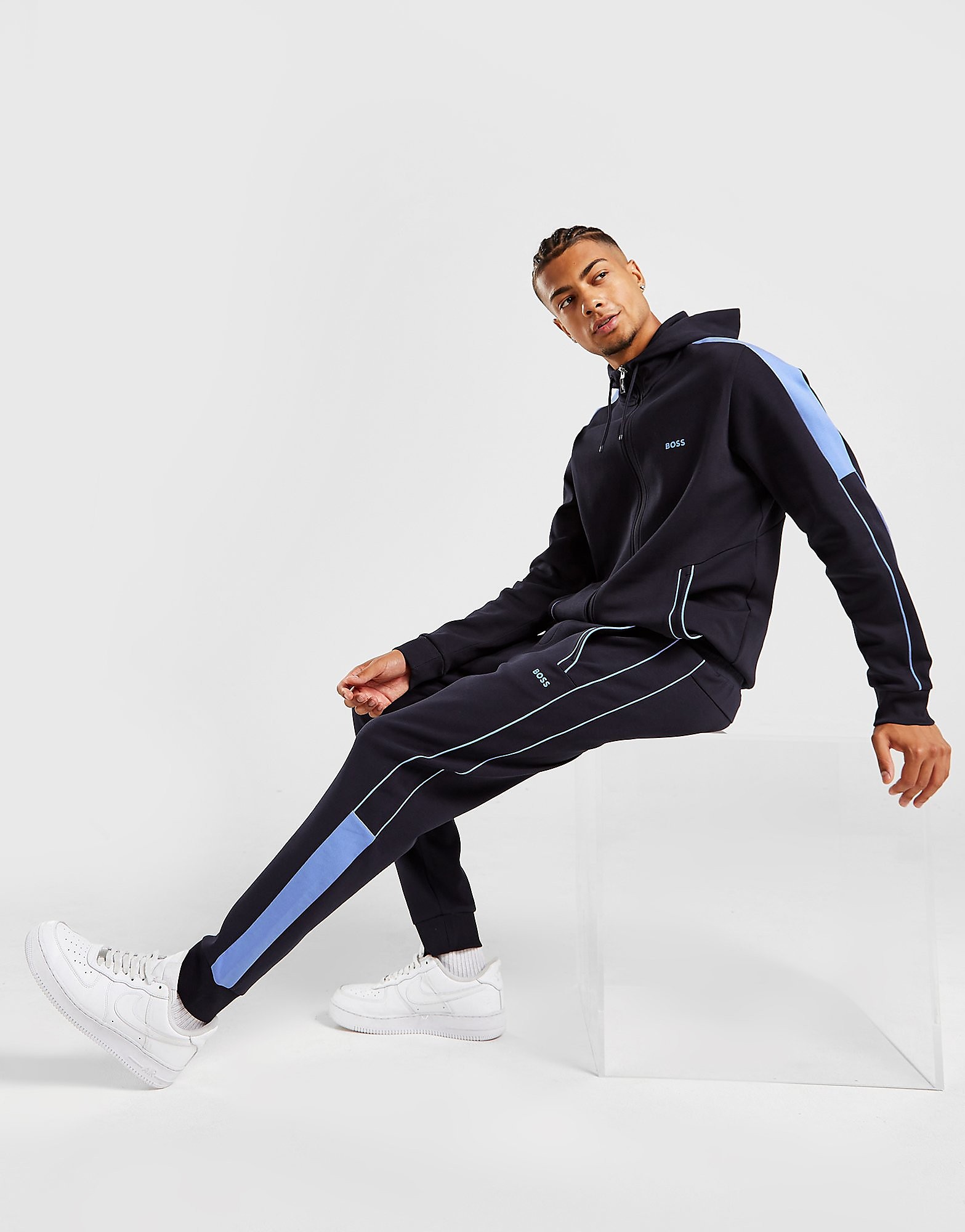 

BOSS Panel Tracksuit - Blue - Mens, Blue