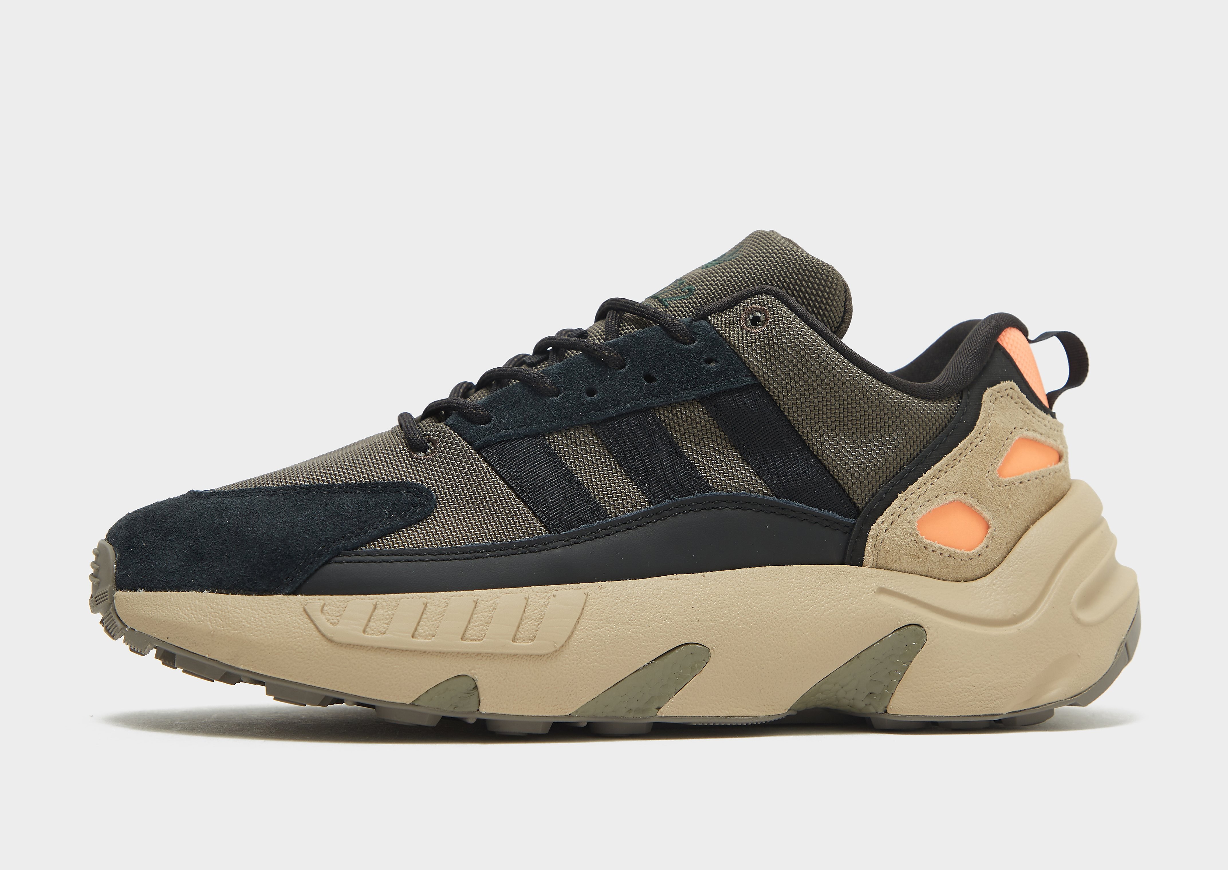 

adidas Originals ZX22 - Shadow Olive / Shadow Green / Beam Orange - Mens, Shadow Olive / Shadow Green / Beam Orange
