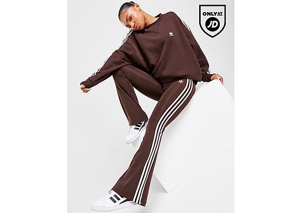 Adidas Originals Flare Leggings, Brown