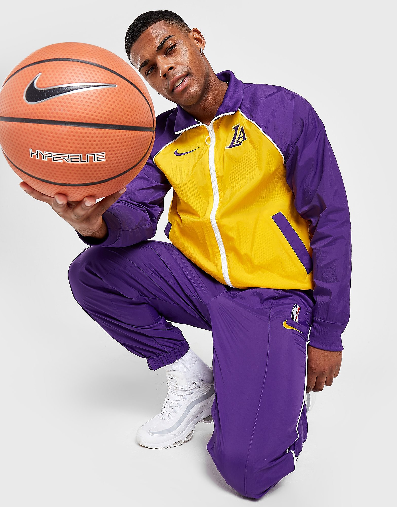 

Nike NBA Los Angeles Lakers Courtside Tracksuit - Amarillo/Field Purple/White - Mens, Amarillo/Field Purple/White