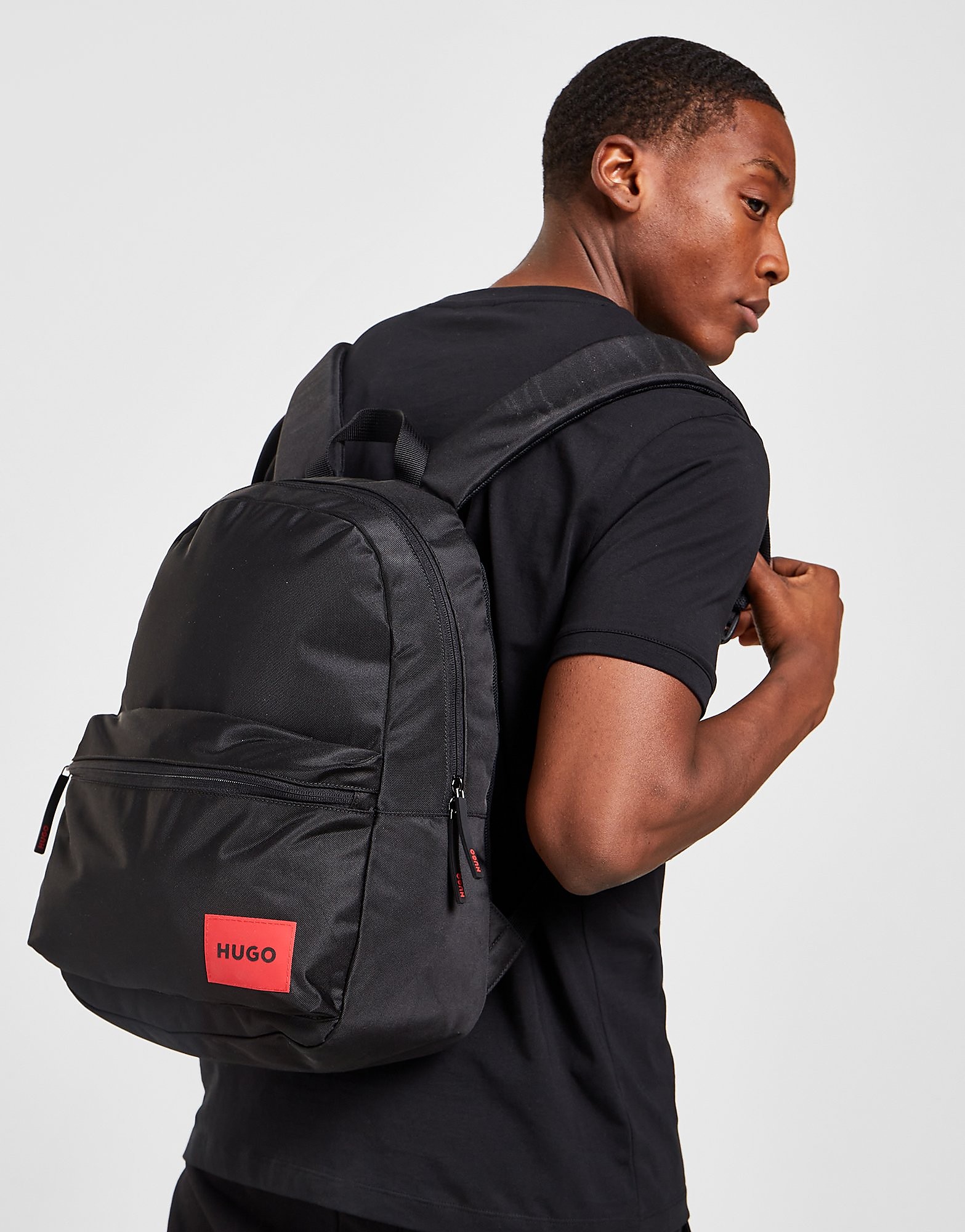 

HUGO Ethon Backpack - Black/Red - Womens, Black/Red