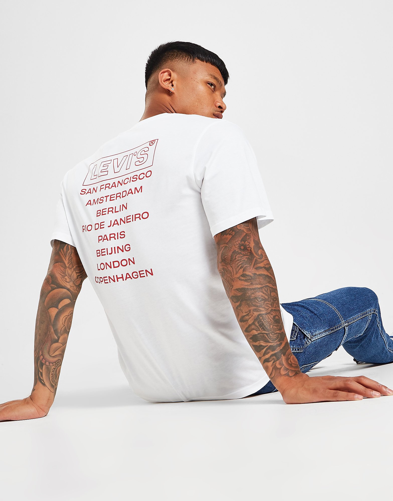 

LEVI'S Tour T-Shirt - Only at JD - White - Mens, White