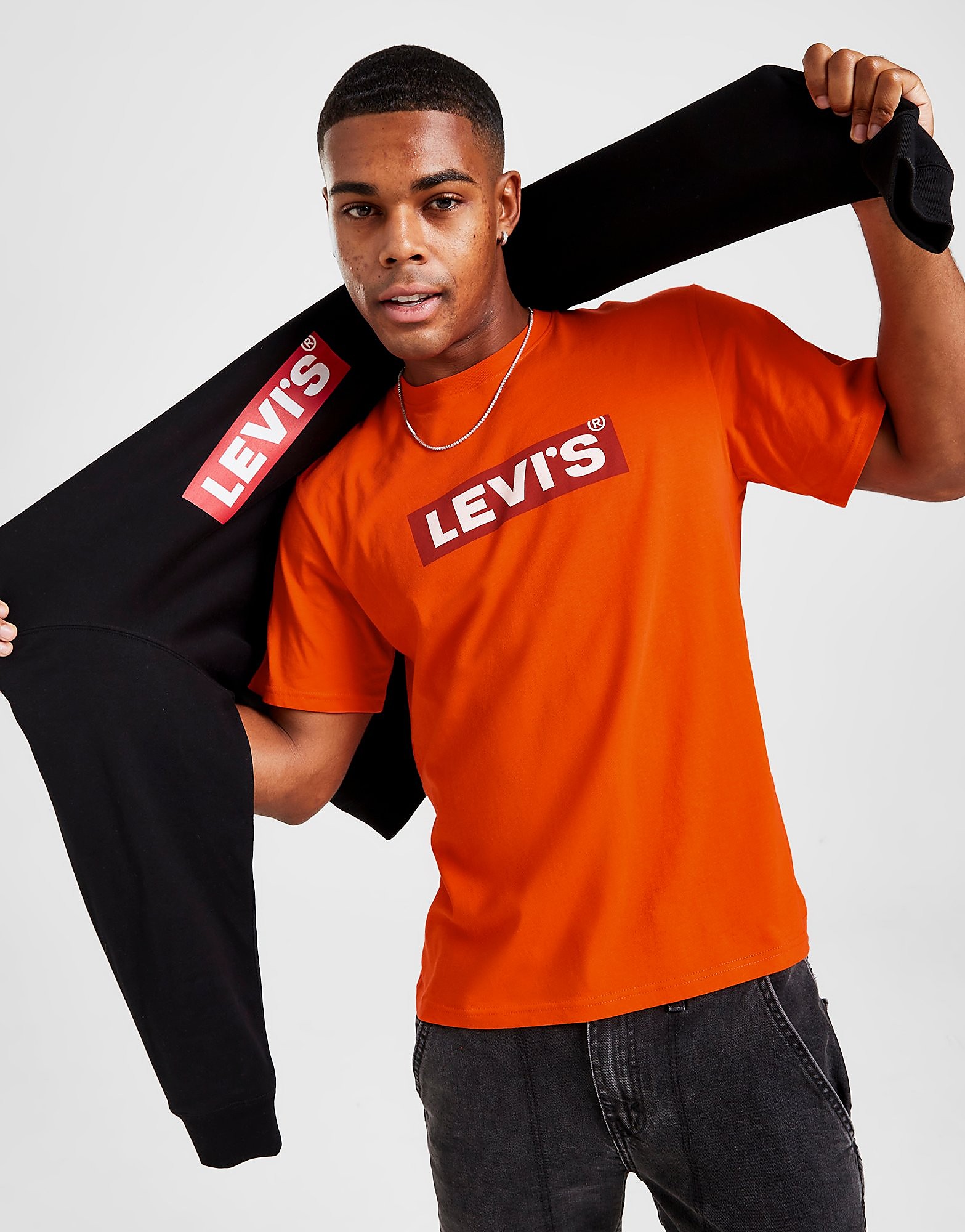 

LEVI'S Boxtab T-Shirt - Orange - Mens, Orange