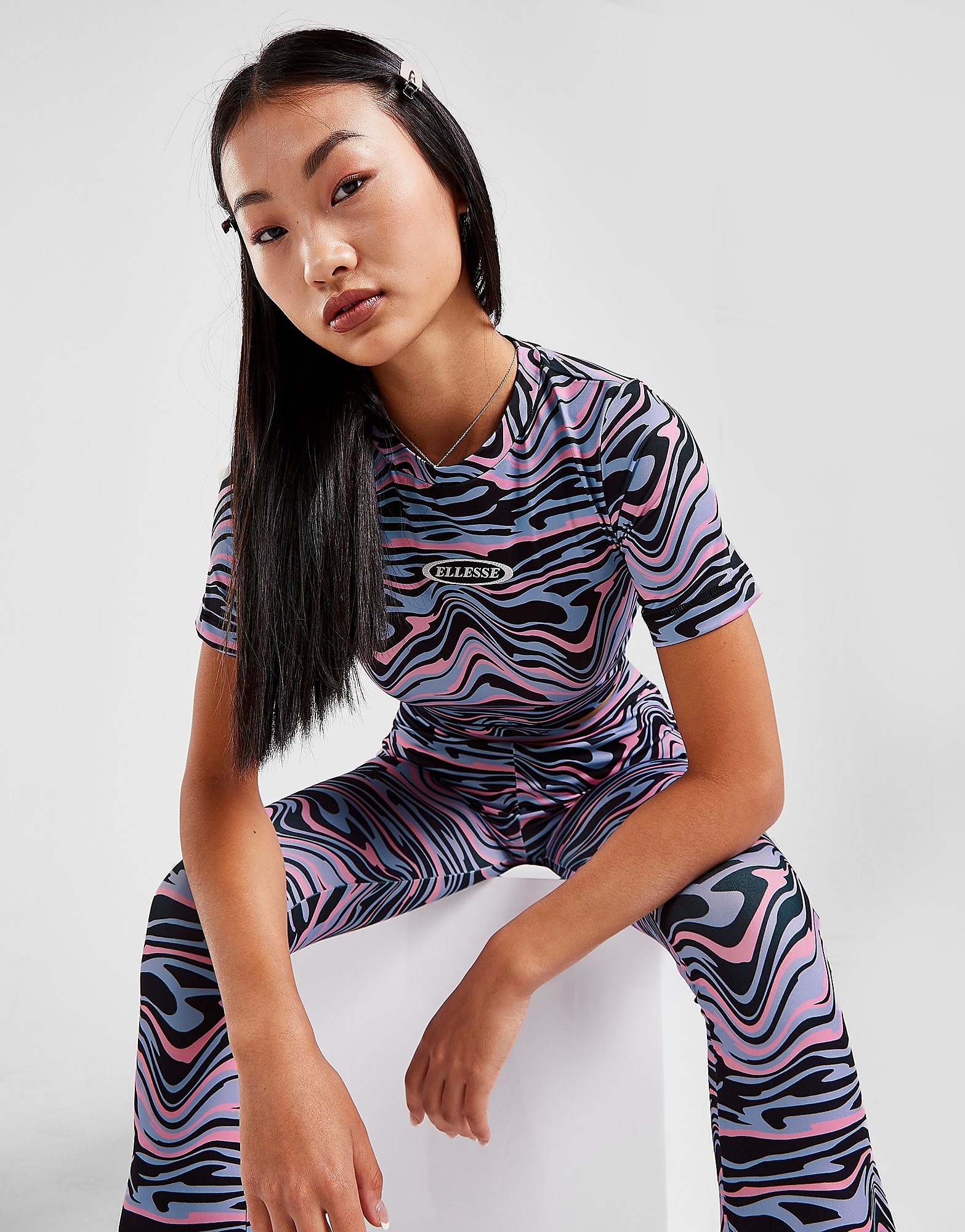 

Ellesse Marble Crop Top - Multi Coloured - Womens, Multi Coloured