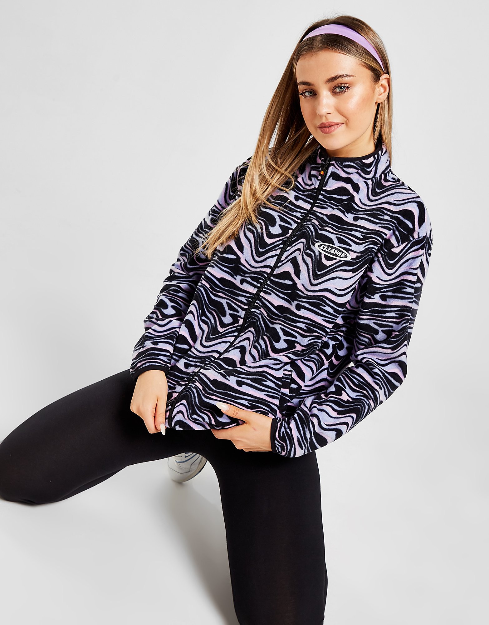

Ellesse Marble Fleece Jacket - Purple - Womens, Purple