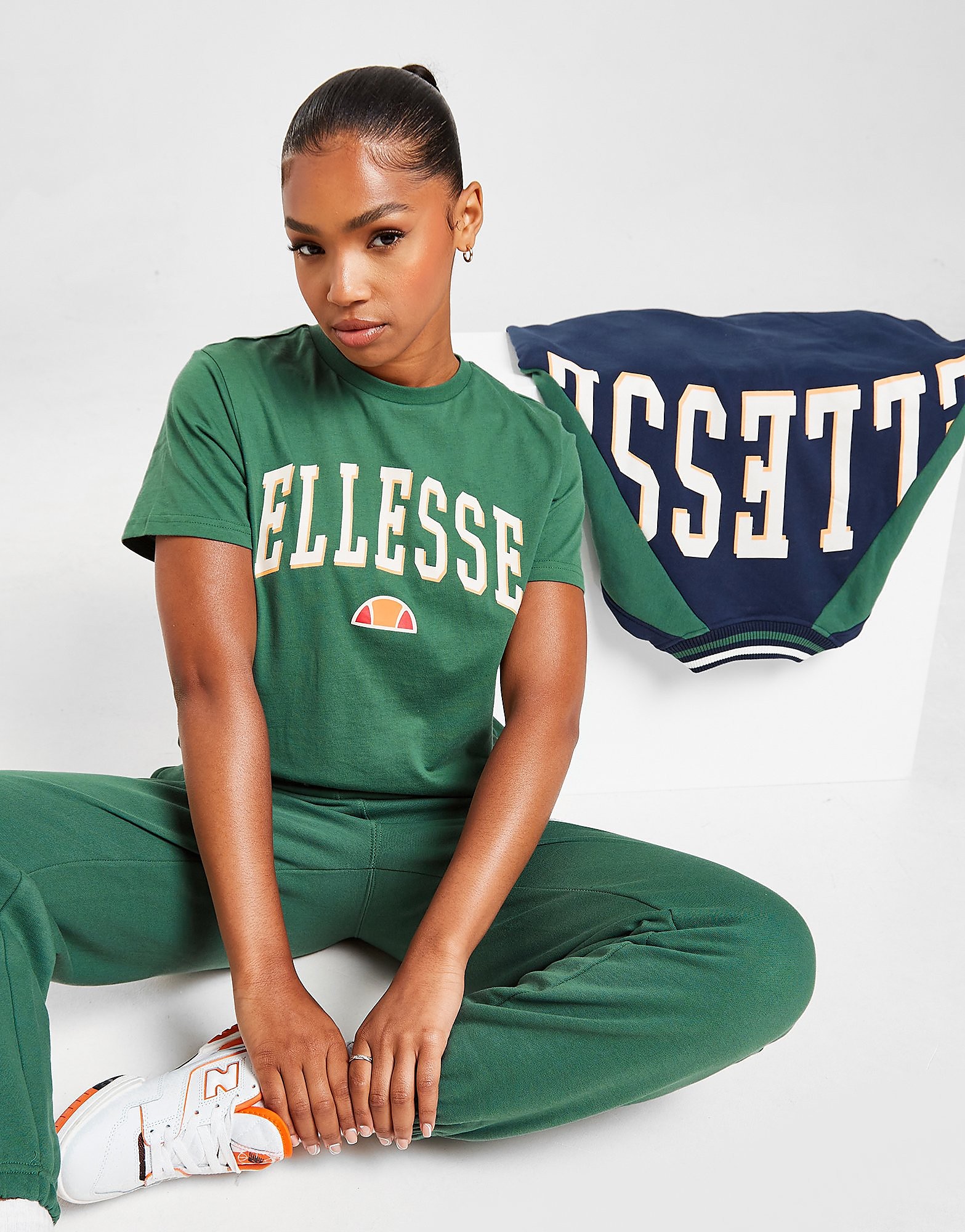 

Ellesse Varsity Oversized T-Shirt - Green - Womens, Green