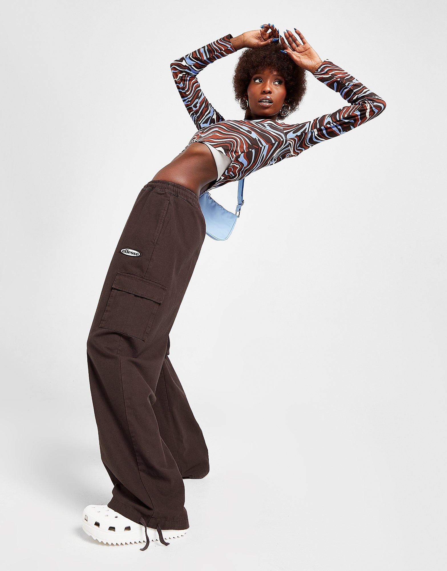 

Ellesse Baggy Cargo Pants - Brown - Womens, Brown