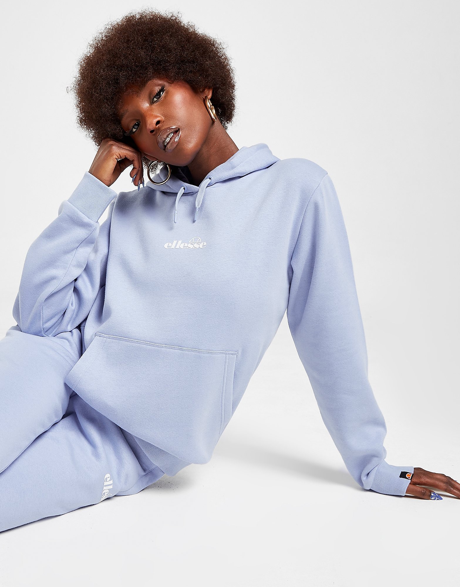 

Ellesse Logo Overhead Hoodie - Blue - Womens, Blue