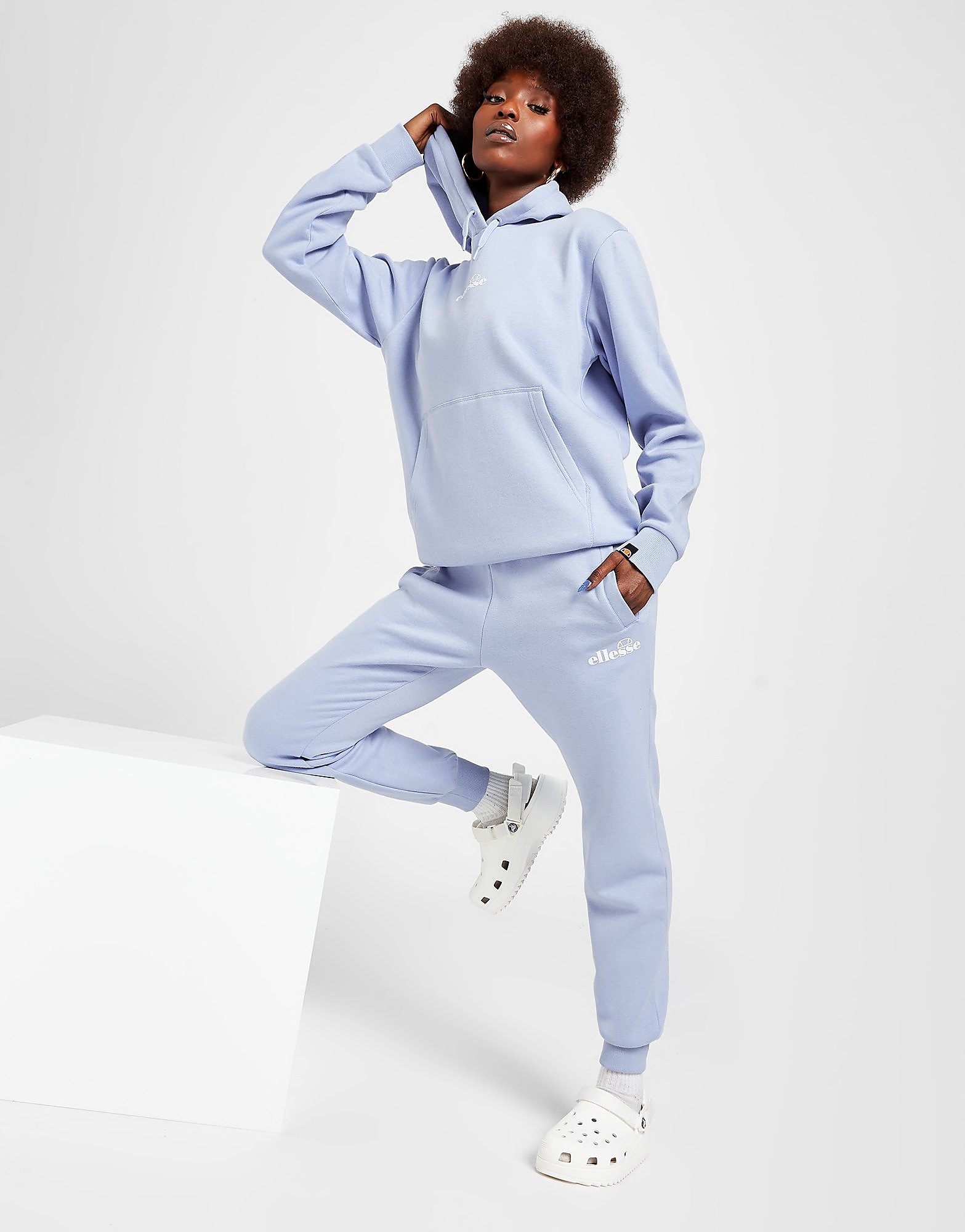 

Ellesse Logo Joggers - Blue - Womens, Blue