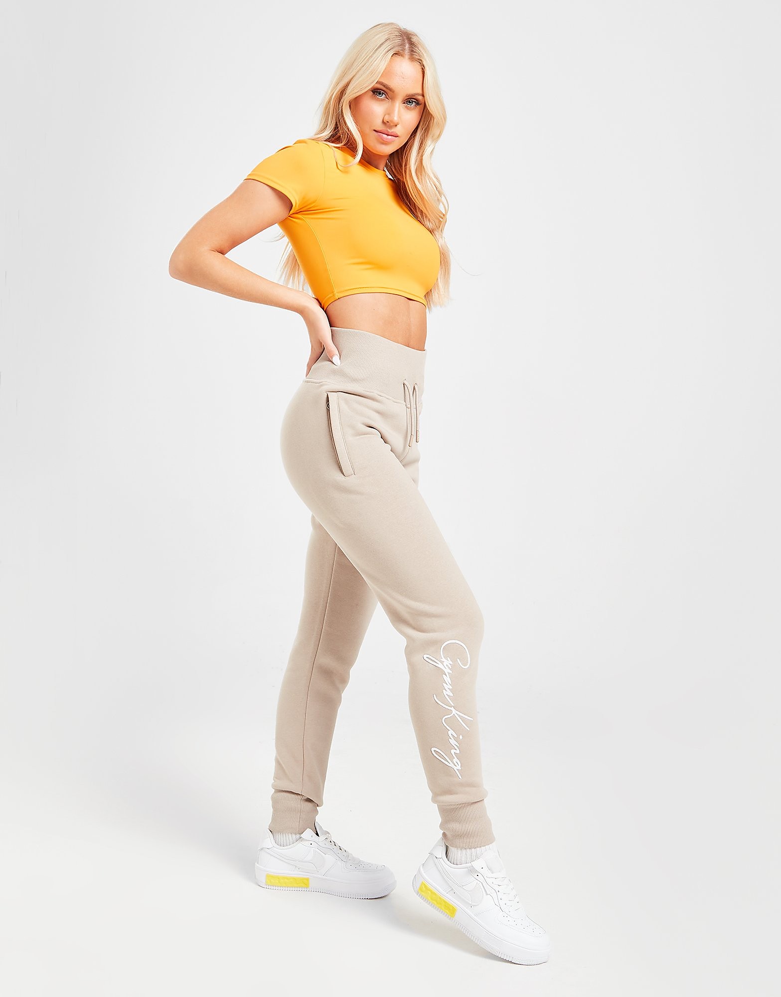 

Gym King Sky Fleece Joggers - Brown - Womens, Brown