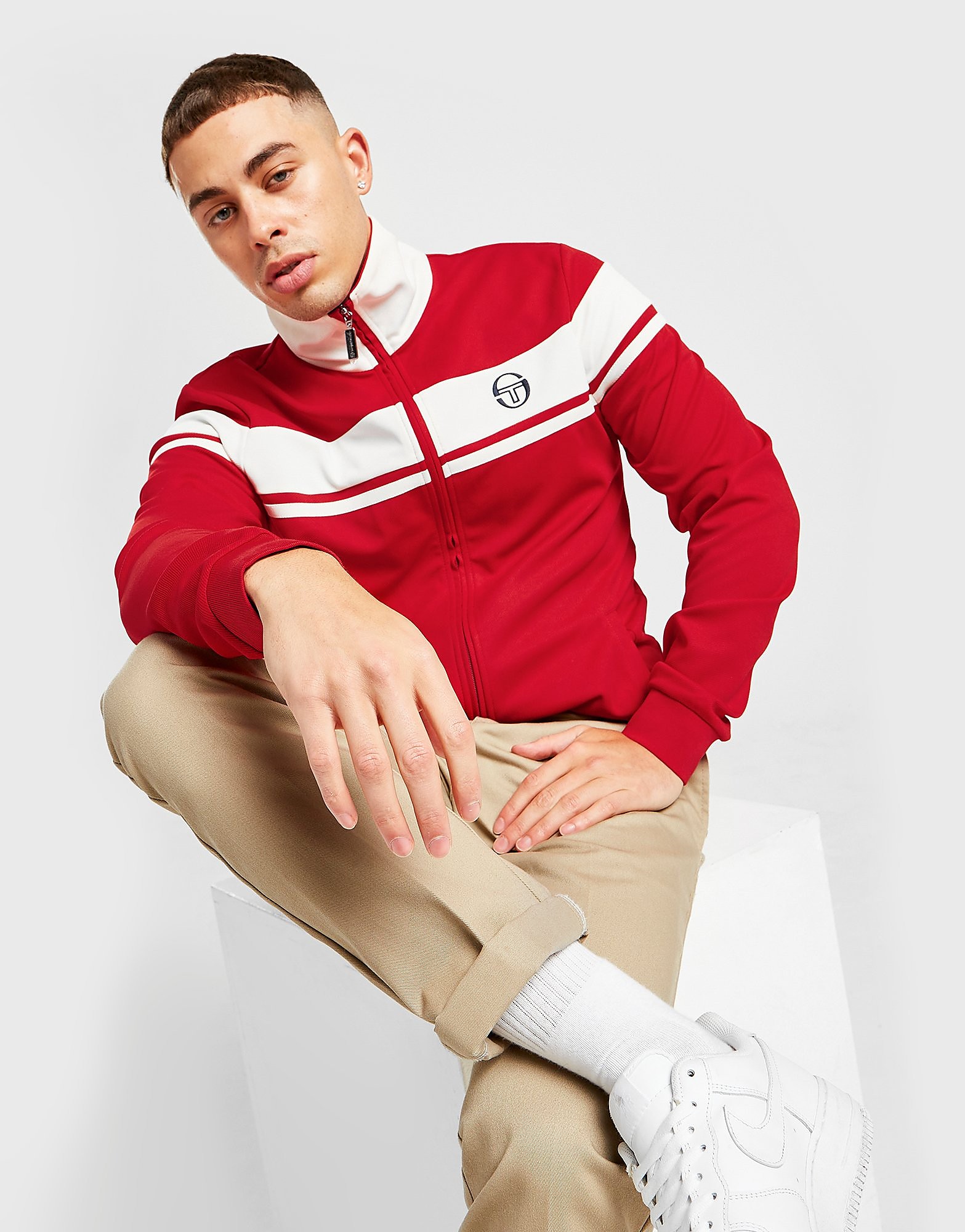 

Sergio Tacchini Capomasters Track Top - Red - Mens, Red