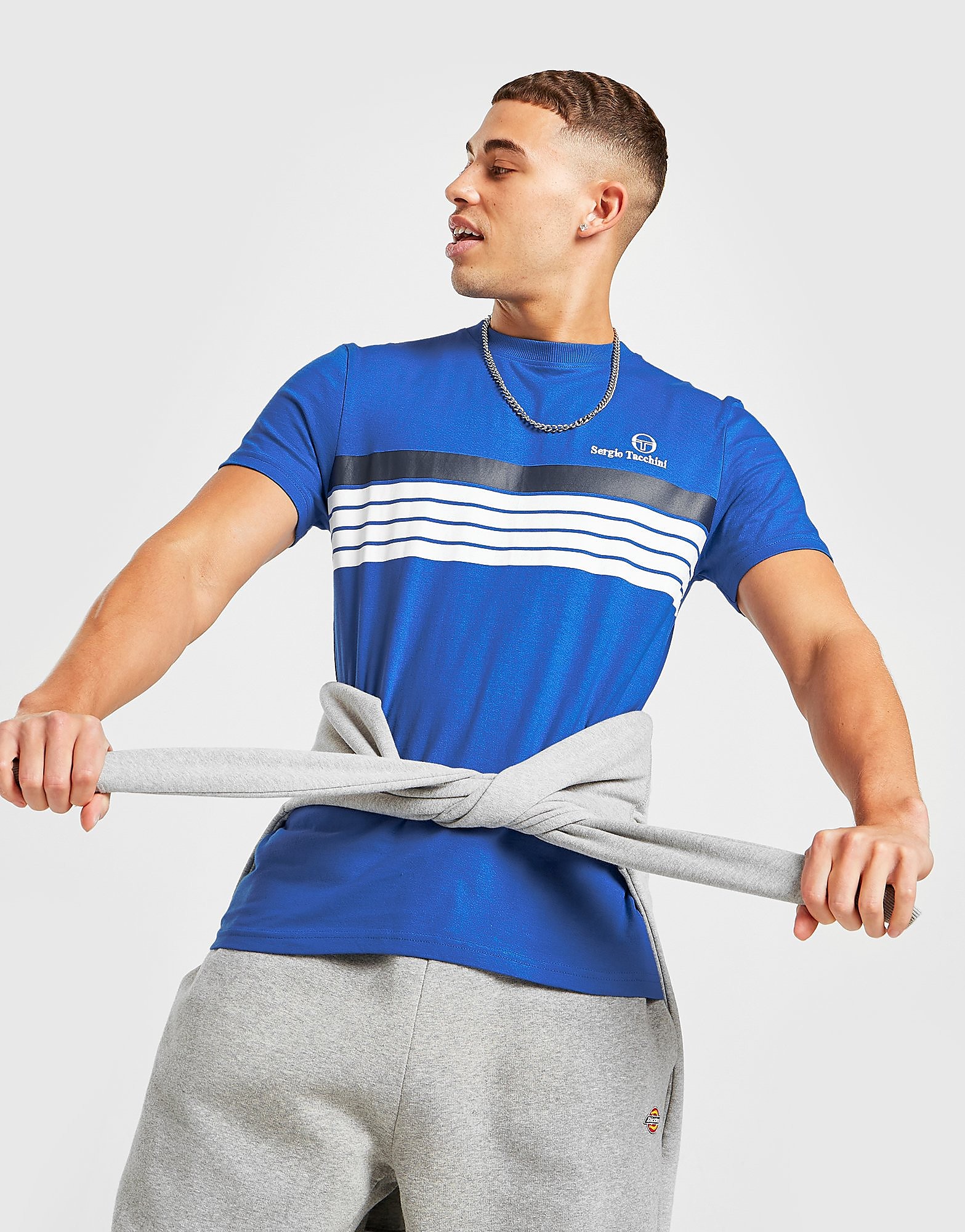 

Sergio Tacchini Magnus Short Sleeve T-Shirt - Blue - Mens, Blue