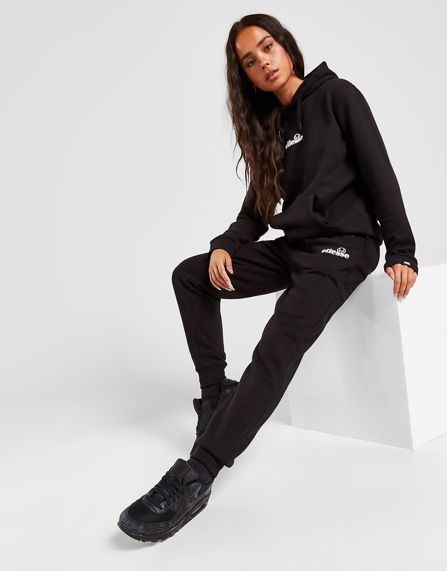 

Ellesse Logo Joggers - Black - Womens, Black