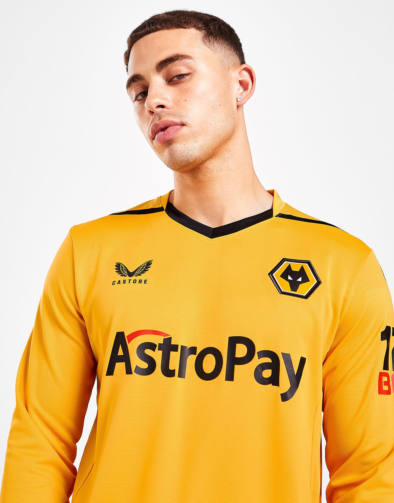 

Castore Wolverhampton Wanderers 2022/23 LS Home Shirt - Yellow - Mens, Yellow