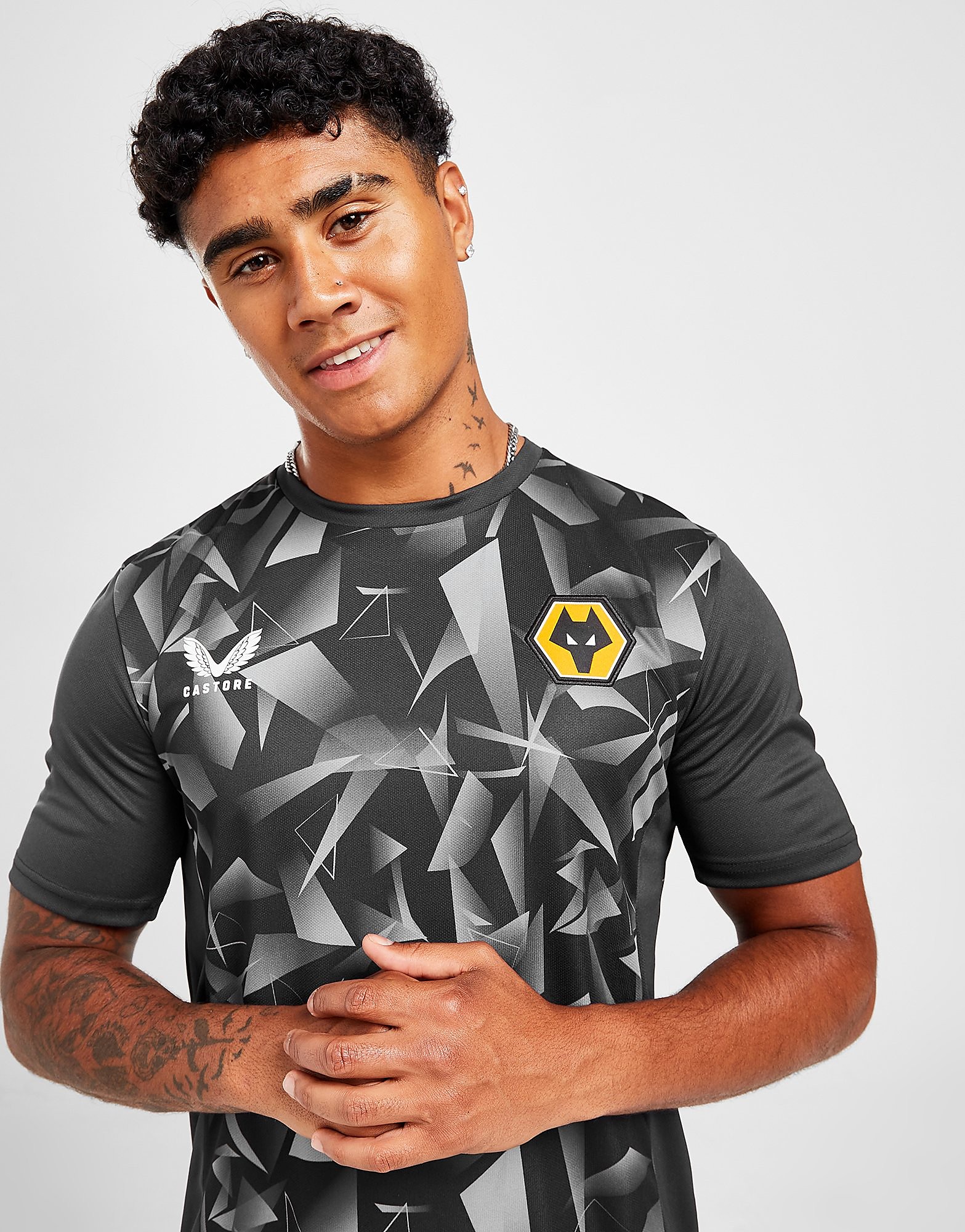 

Castore Wolverhampton Wanderers FC Matchday Warm Up Top - Black - Mens, Black