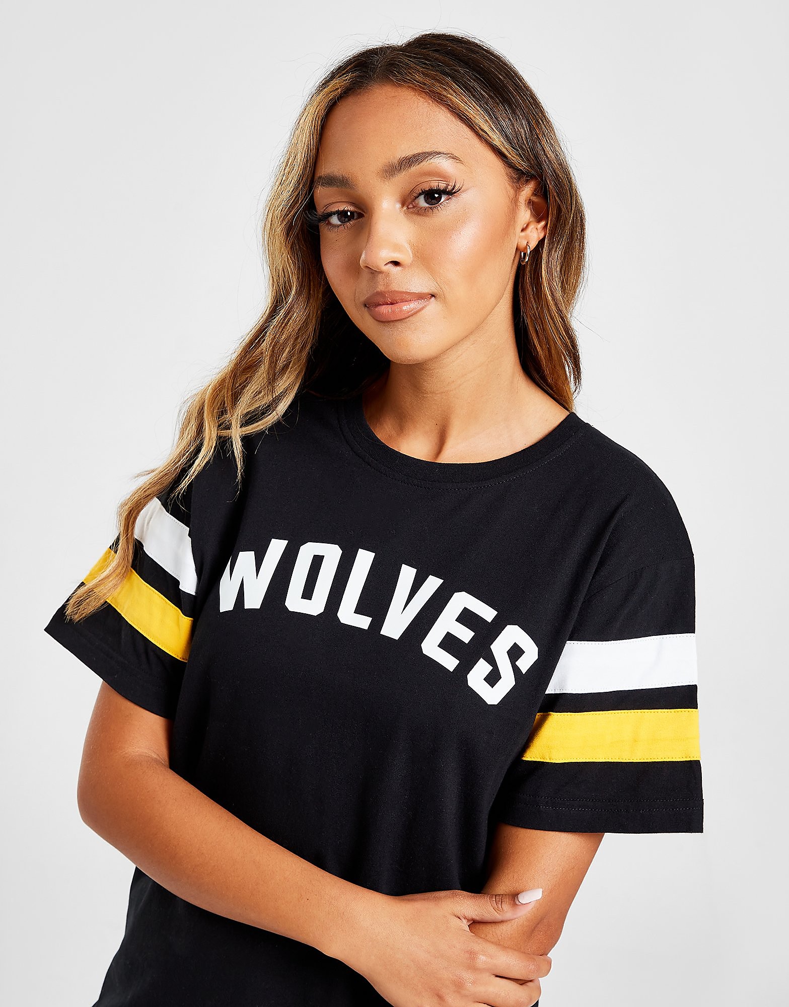 

Official Team Wolverhampton Wanderers FC Text T-Shirt - Black - Womens, Black