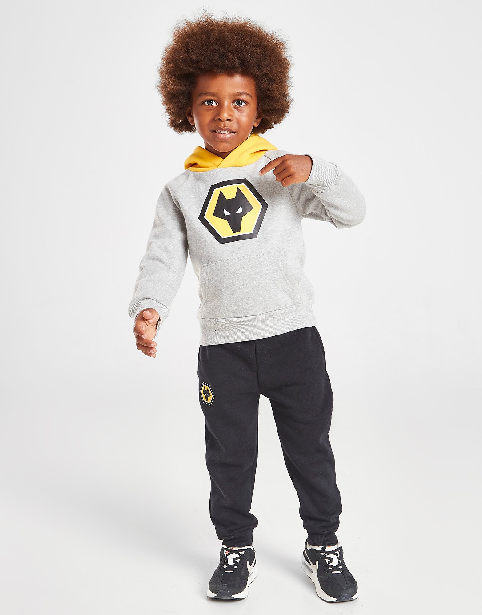 

Official Team Wolverhampton Wanderers FC Essential Hoodie Junior - Grey - Kids, Grey
