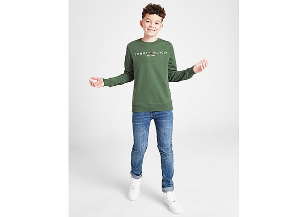 Tommy Hilfiger Essential Crew Sweatshirt Junior, Green