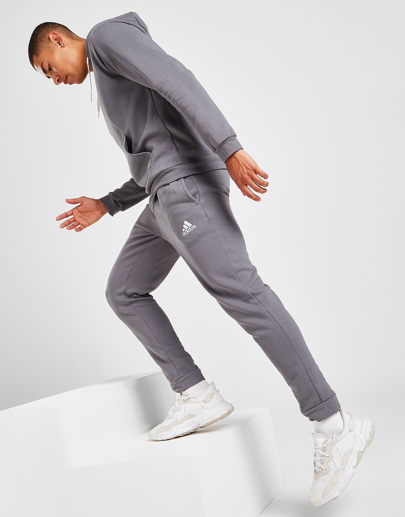 

adidas Entrada 22 Fleece Joggers - Team Grey Four - Mens, Team Grey Four