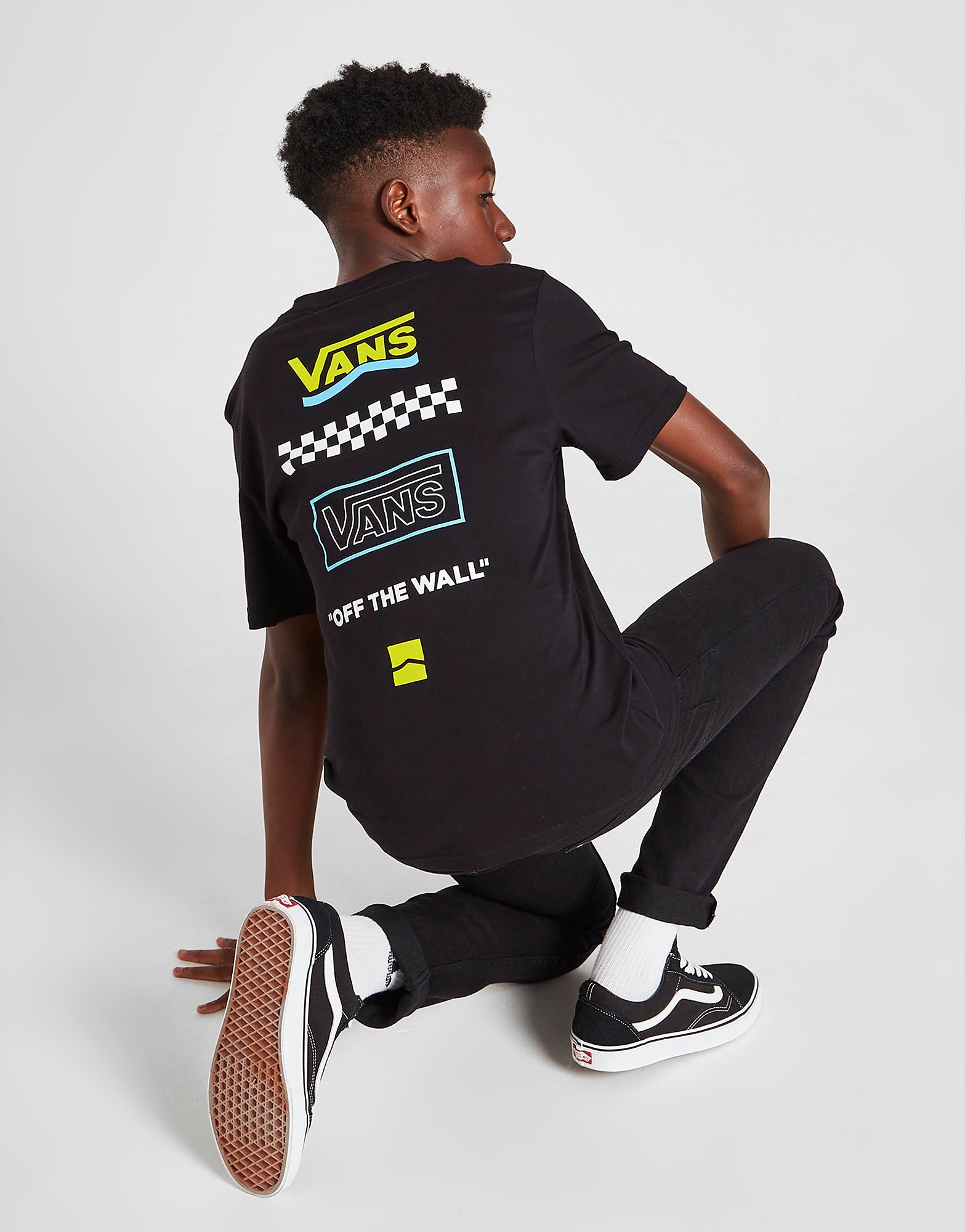 

Vans Off The Wall Stacker T-Shirt Junior - Black - Kids, Black