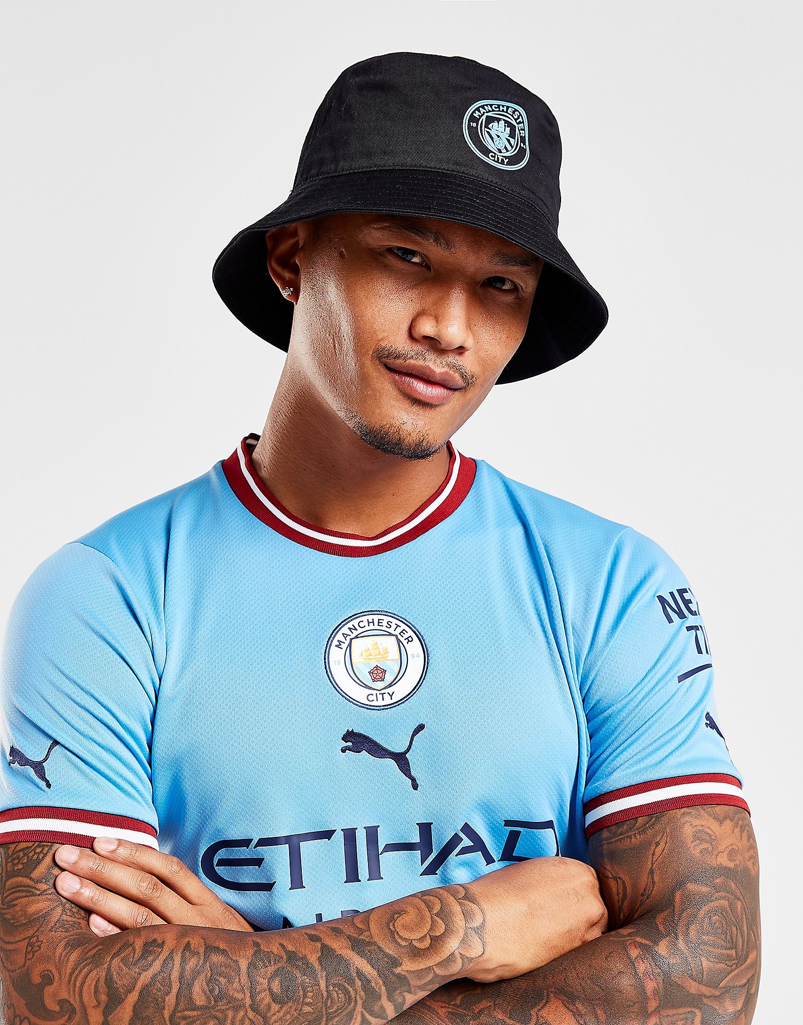 

Puma Manchester City FC 2022/23 Bucket Hat - Black - Womens, Black