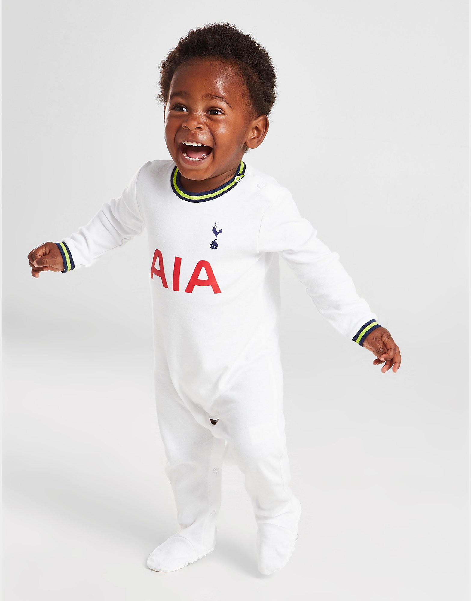 

Official Team Tottenham Hotspur FC 2022/23 Home Sleepsuit Infant - White - Kids, White