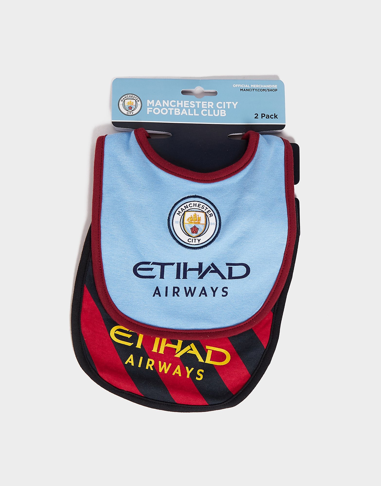 

Official Team Manchester City 22/23 Home/Away 2 Pack Bibs Infant - Blue - Kids, Blue