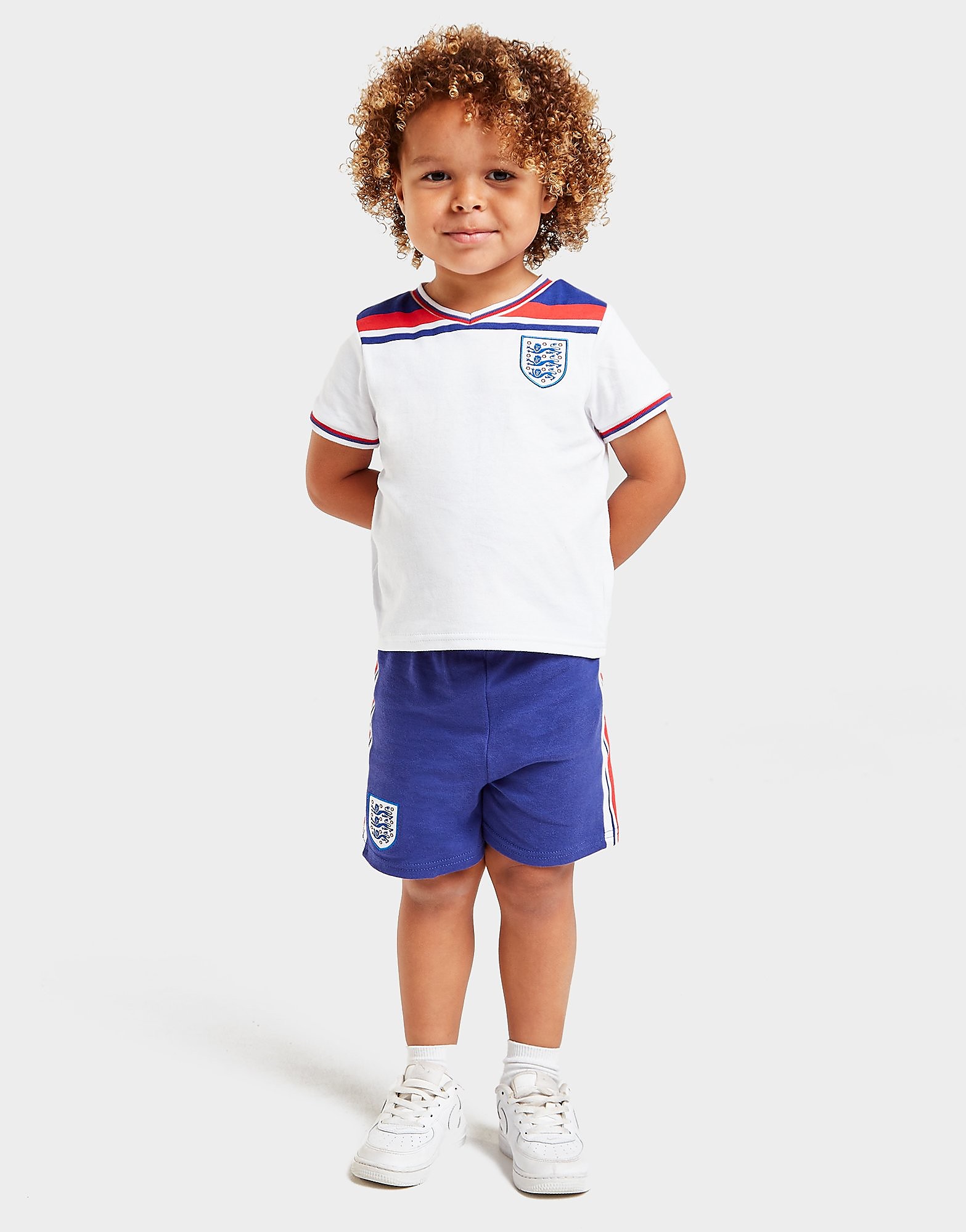 

Official Team England 1982 Retro Home Kit Children - White - Kids, White