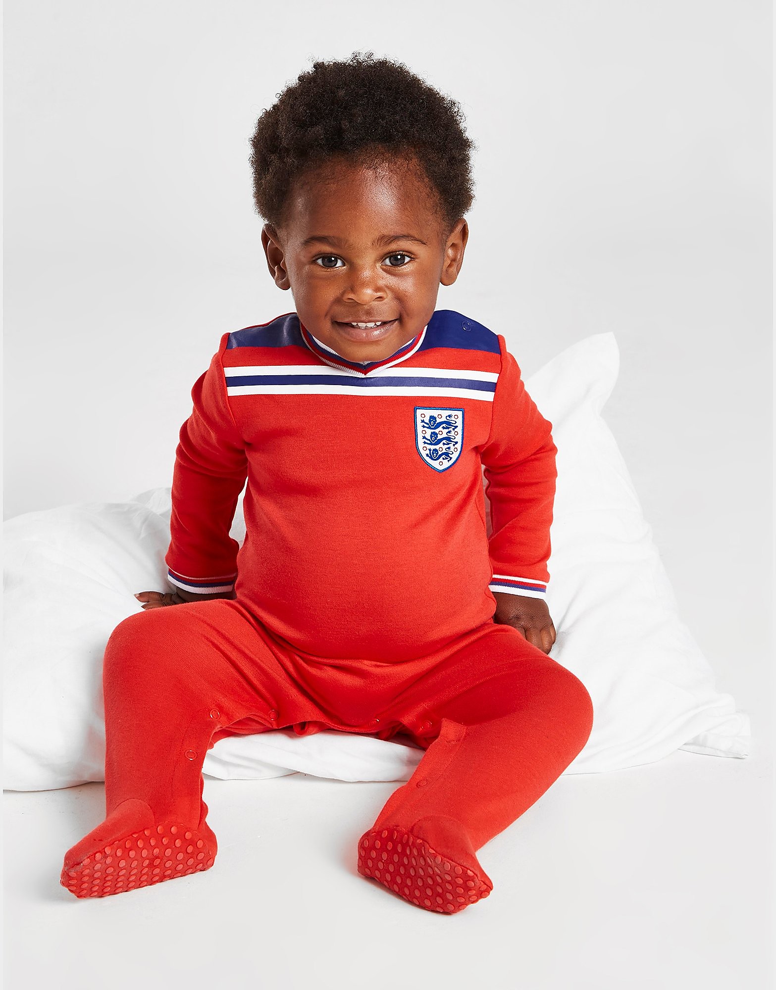 

Official Team England Retro '82 Away Babygrow Infant - Red - Kids, Red