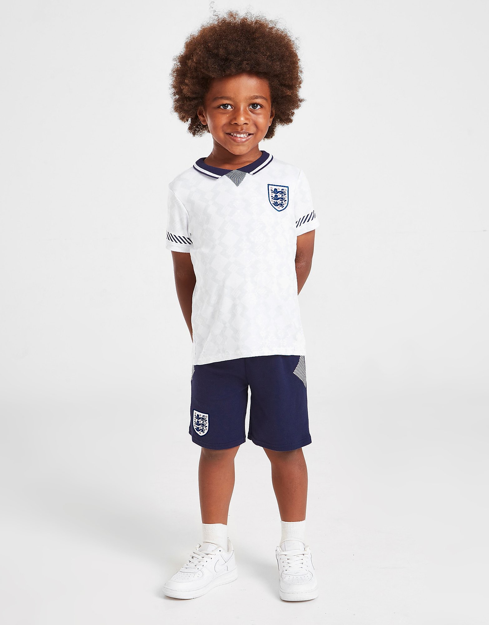 

Official Team England '90 World Cup Home Retro Kit Children - White - Kids, White