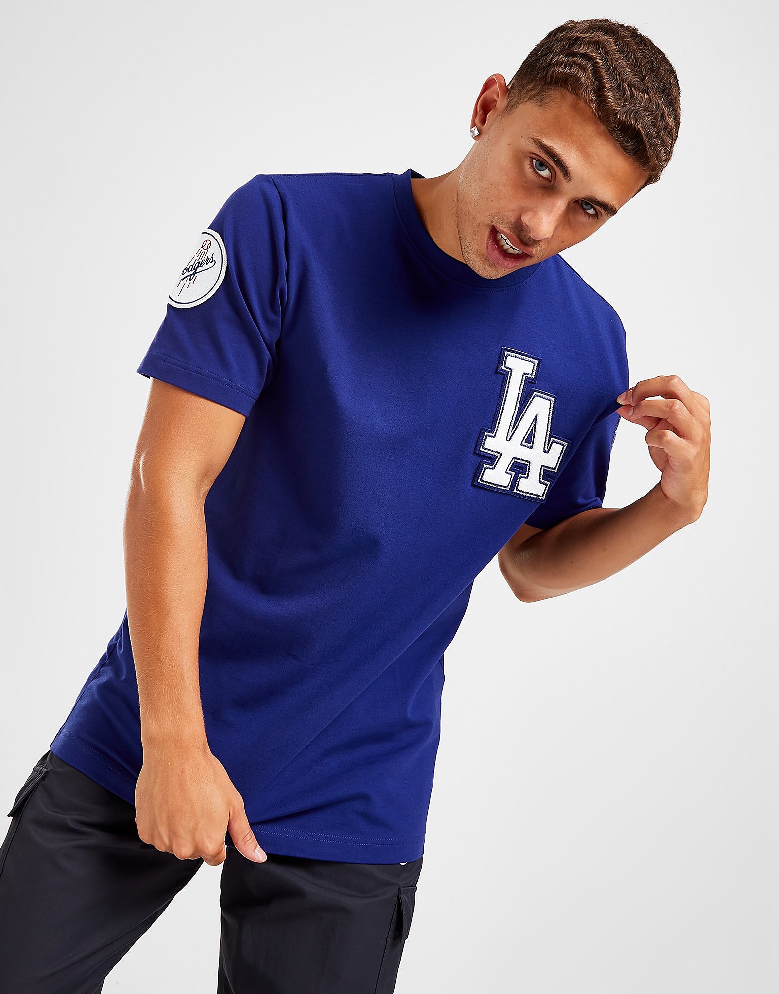 

New Era MLB Los Angeles Dodgers Elite T-Shirt - Black - Mens, Black