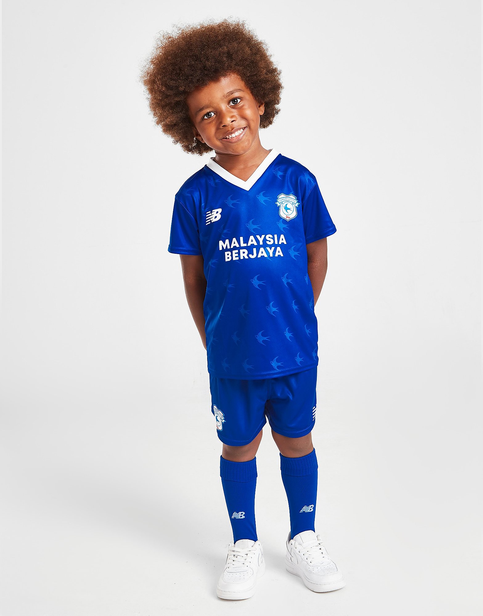 

New Balance Cardiff City FC 2022/23 Home Kit Children - Blue - Kids, Blue