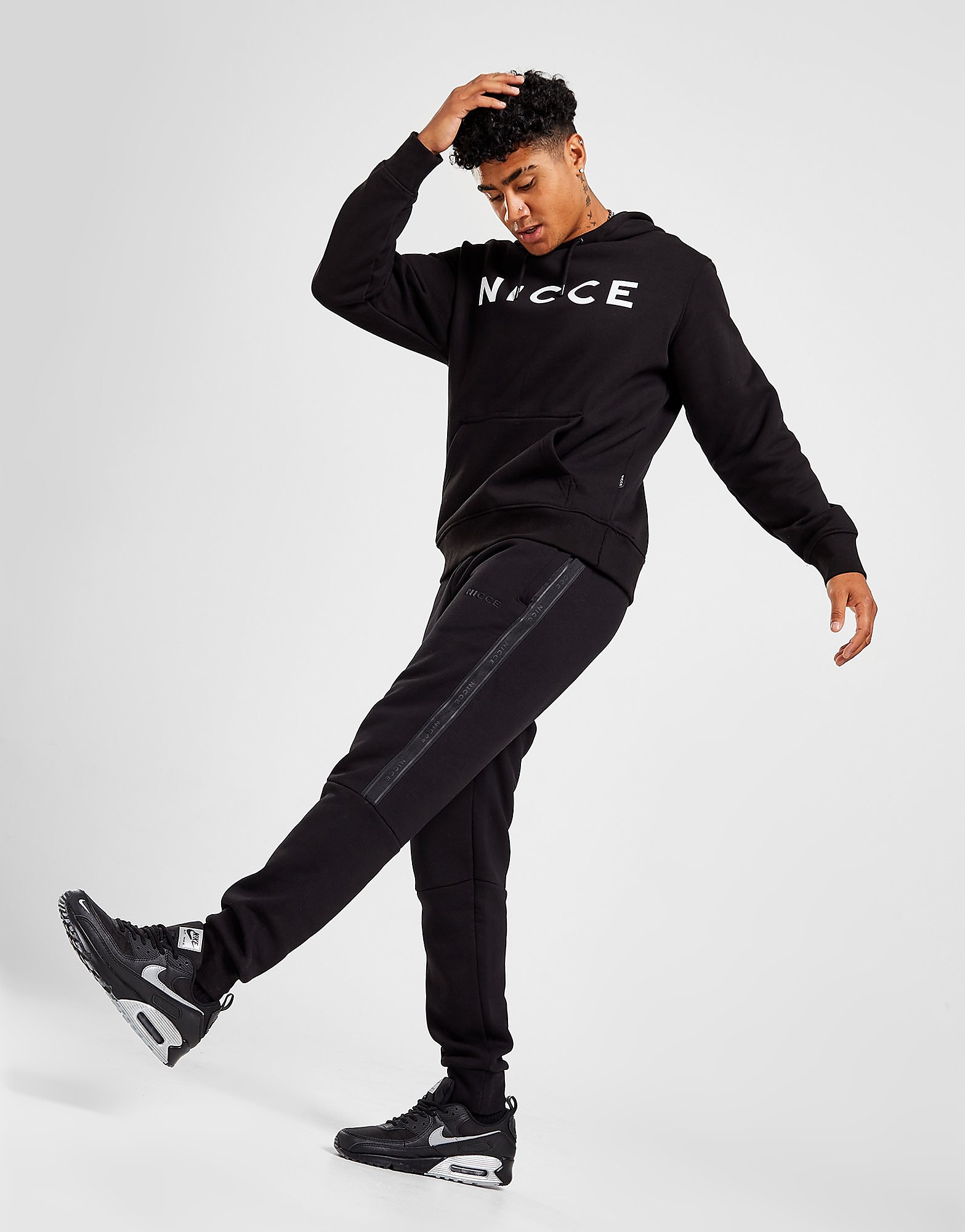 

Nicce Capul Tape Joggers - Black - Mens, Black