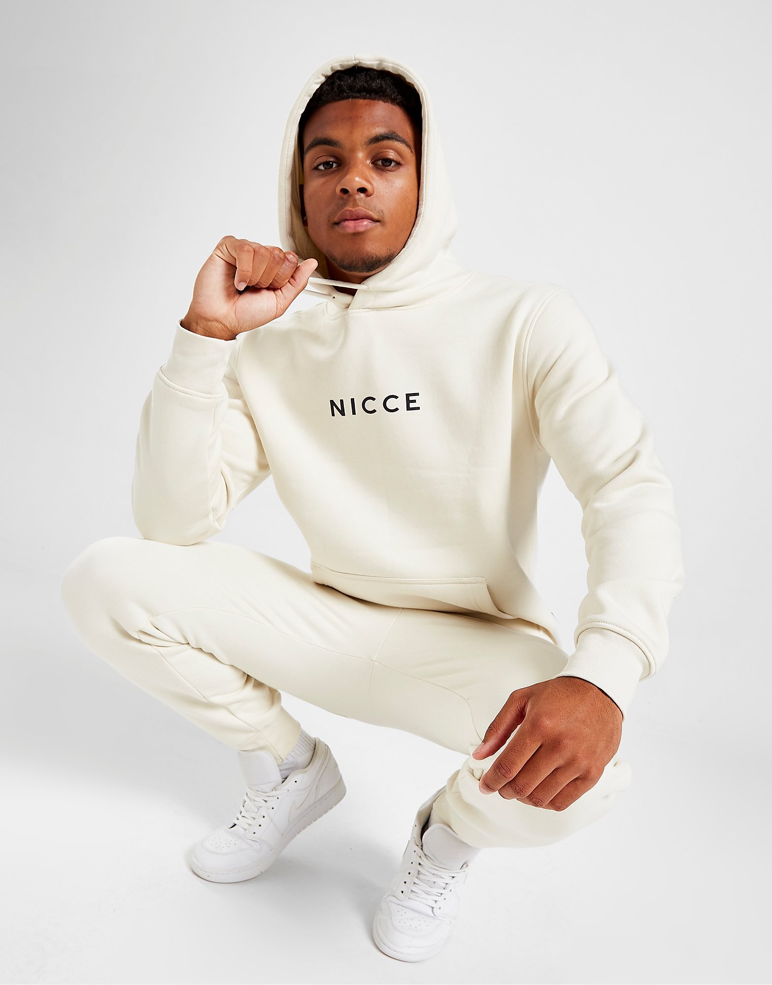 

Nicce Central Logo Hoodie - White - Mens, White