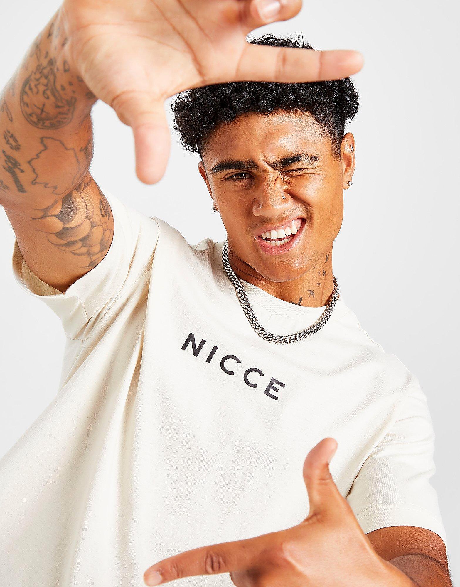 

Nicce Centre Logo T-Shirt - White - Mens, White