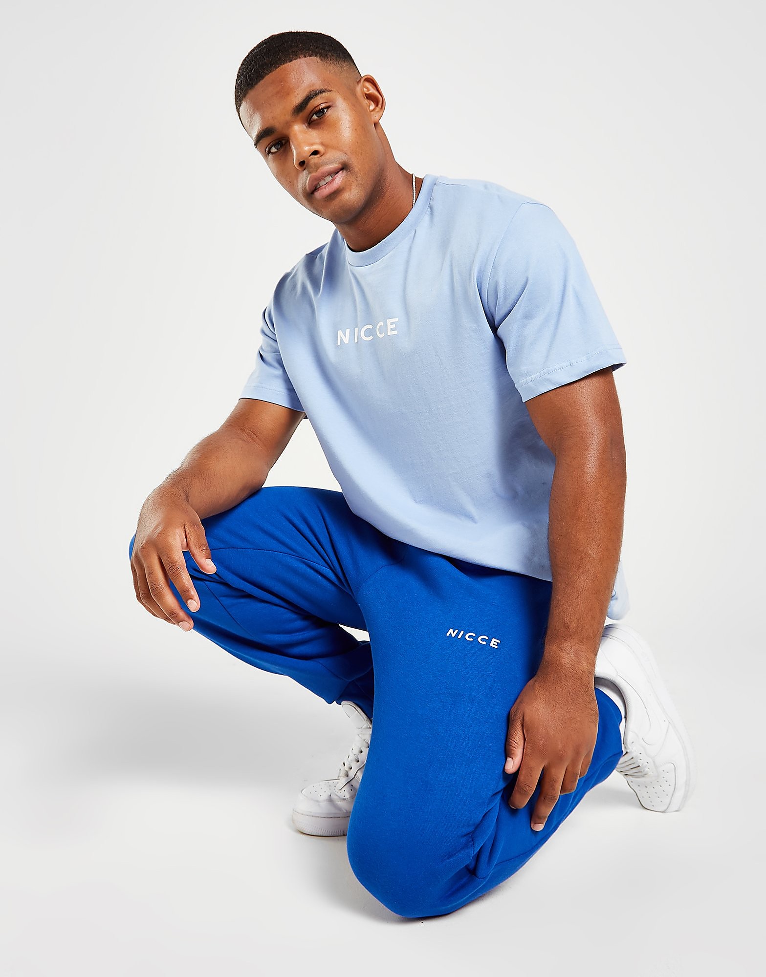 

Nicce Original Logo Joggers - Blue - Mens, Blue
