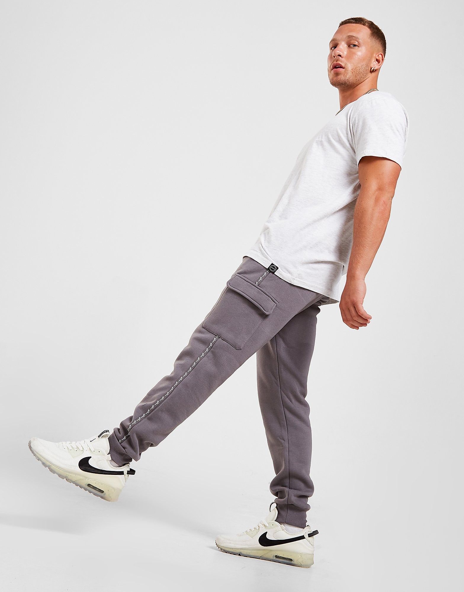 

Status Mono Cargo Joggers - Grey - Mens, Grey