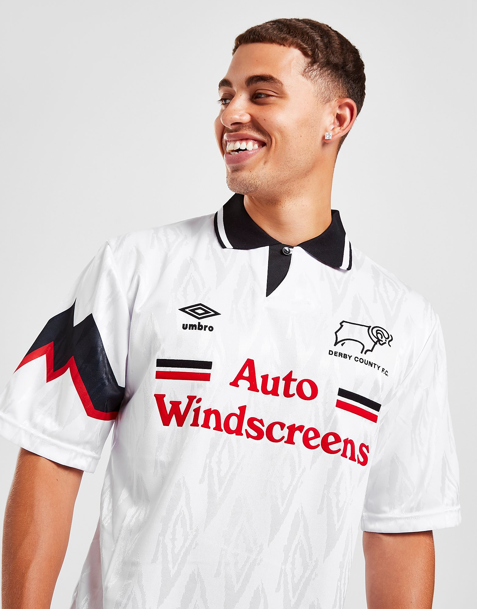 

Score Draw Derby County '92 Retro Home Shirt - White - Mens, White